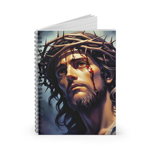 Inspirational Spiral Notebook - Ruled Line, Christian Notepad, Faith Journal, Gift for Believers, Religious Writing Book, Spiritual Gift