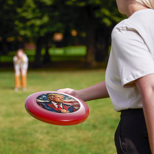 Patriotic Frisbee - Fun Outdoor Game, Trump Themed Flying Disc, Perfect for BBQs, Picnics, Family Gatherings, Beach Parties