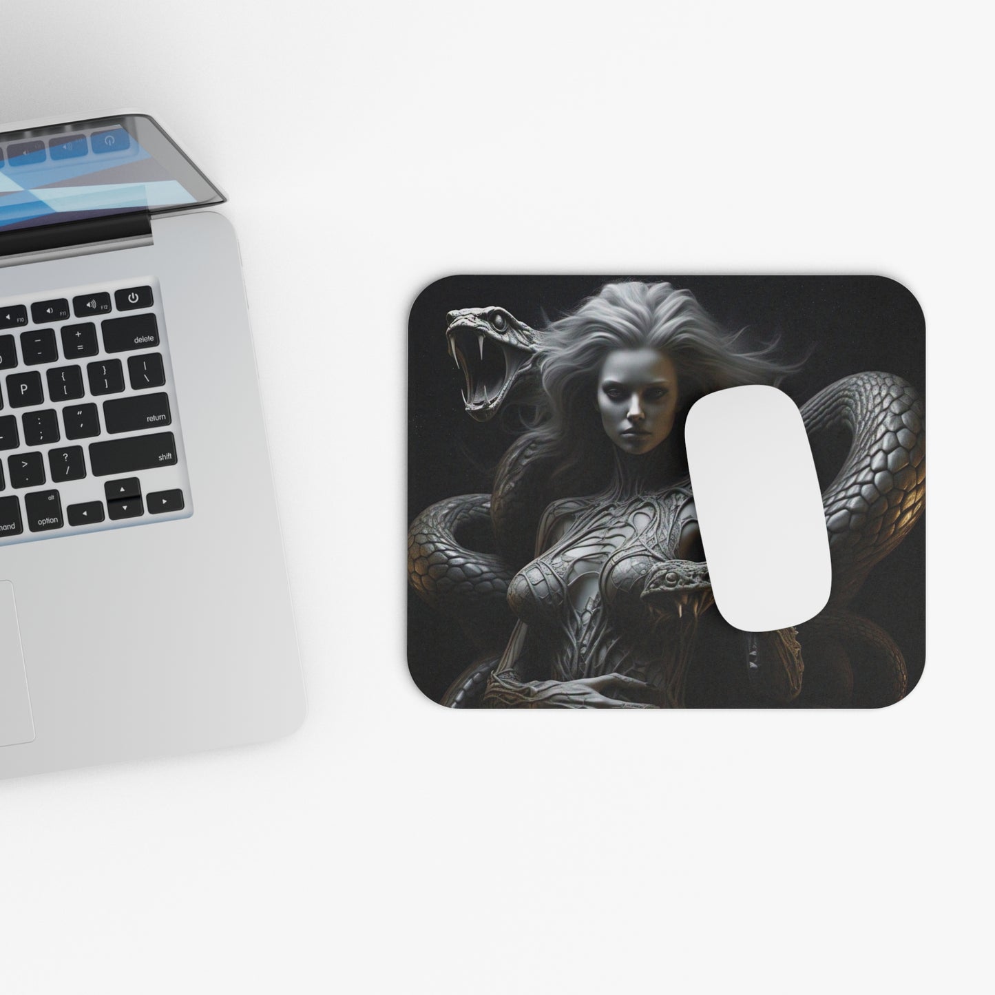Mystical Medusa Mouse Pad - Dark Fantasy Desk Accessory