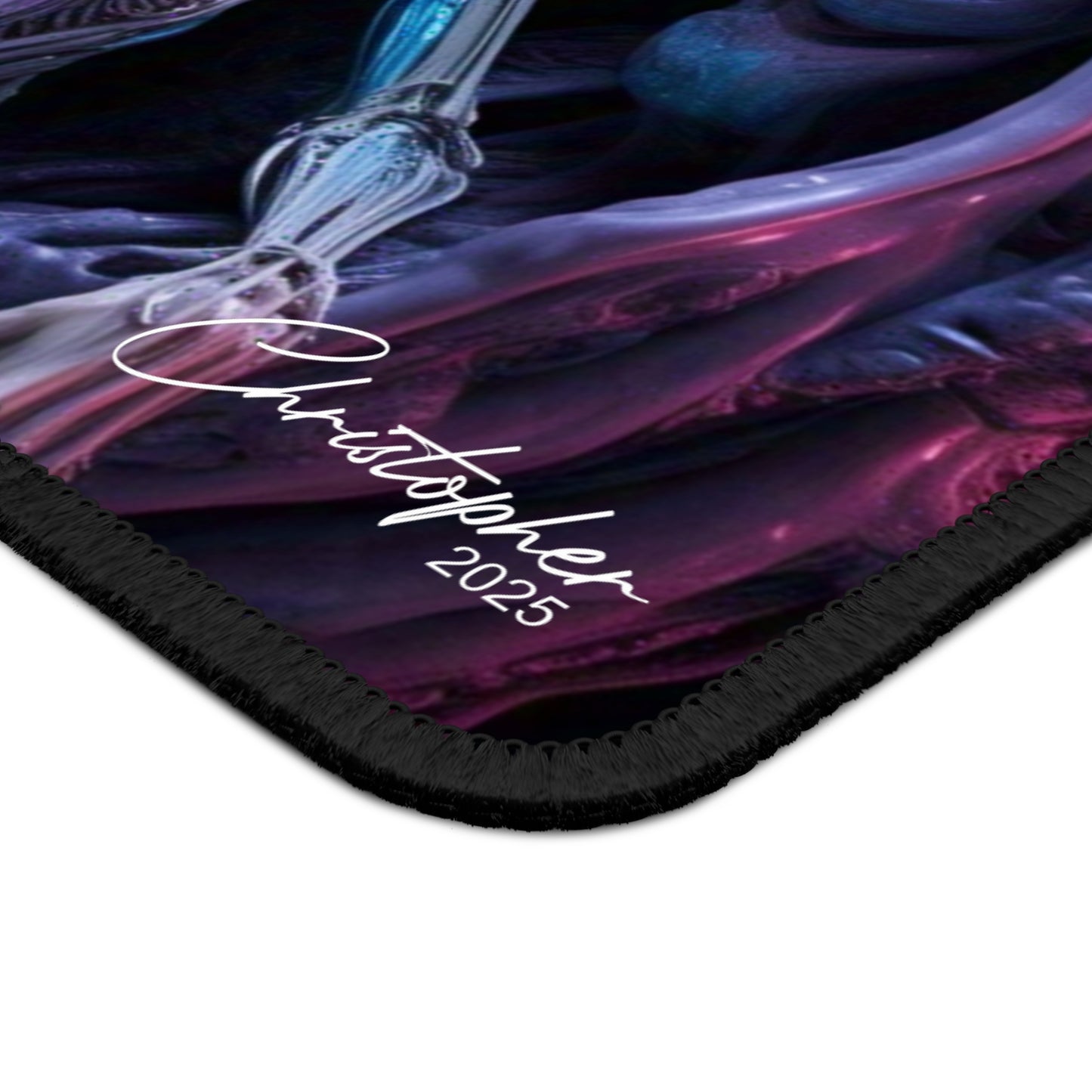 Futuristic Gaming Mouse Pad, Cyberpunk Desk Accessory, Cool Gamer Gift, Computer Mouse Mat, Gaming Setup Decor