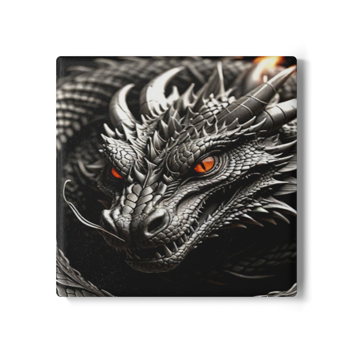 Dragon Design Ceramic Coaster | Fantasy Home Decor