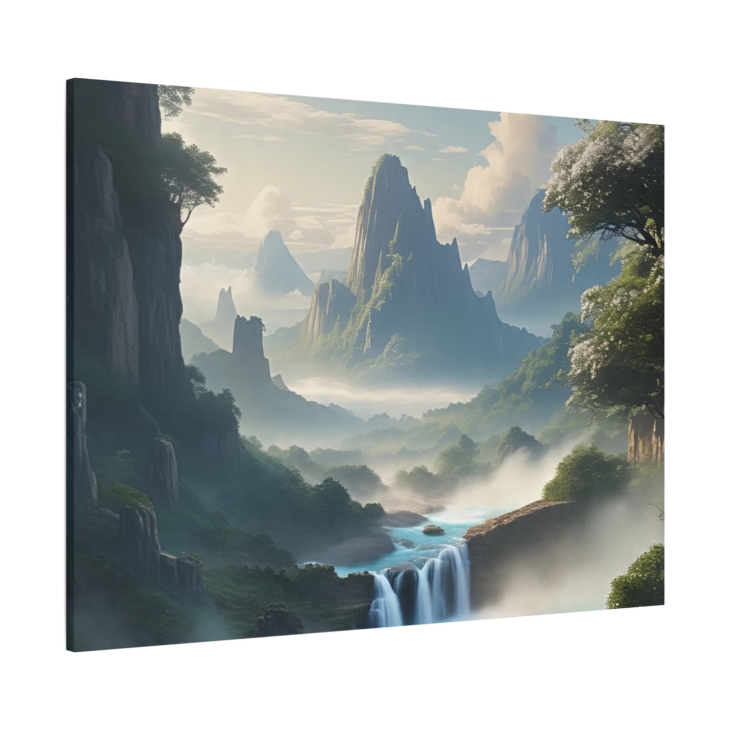 Scenic Landscape Canvas Print, Wall Art Decor, Home Decoration, Nature Wall Art, Gift for Nature Lovers, Tranquil Art for Living Room