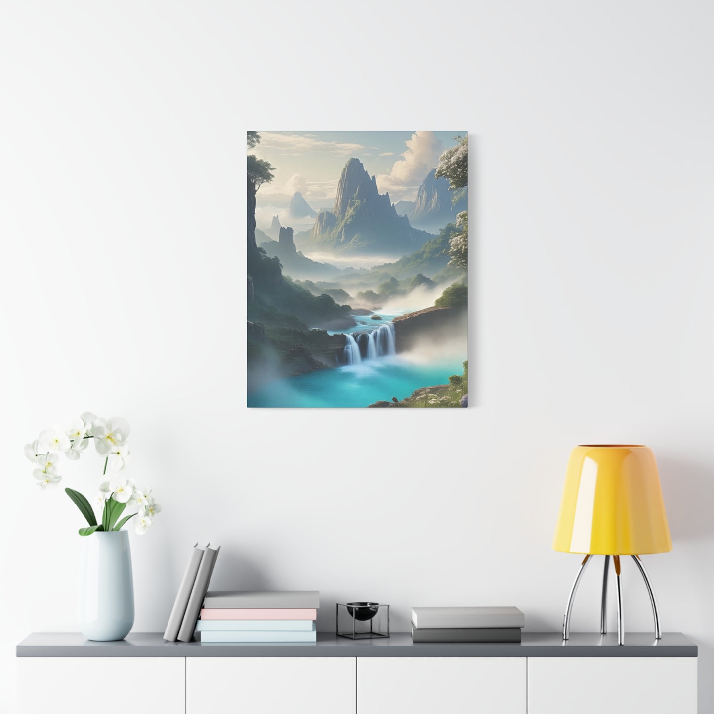 Scenic Landscape Canvas Print, Wall Art Decor, Home Decoration, Nature Wall Art, Gift for Nature Lovers, Tranquil Art for Living Room
