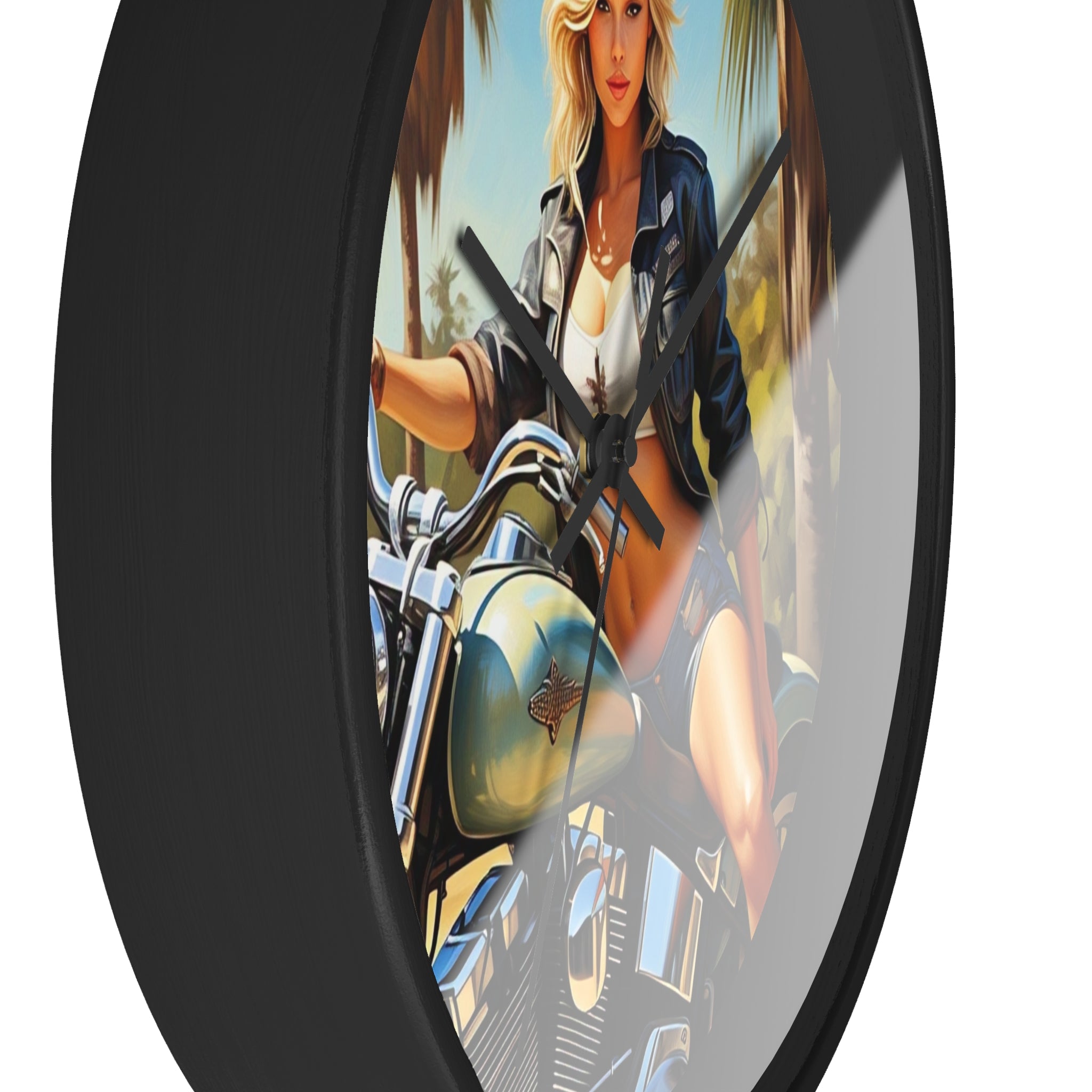 Vintage Motorcycle Wall Clock - Retro Biker Decor, Unique Gift for Motorcycle Lovers, Mech Room Decor, Stylish Home Accessory, Perfect [...]