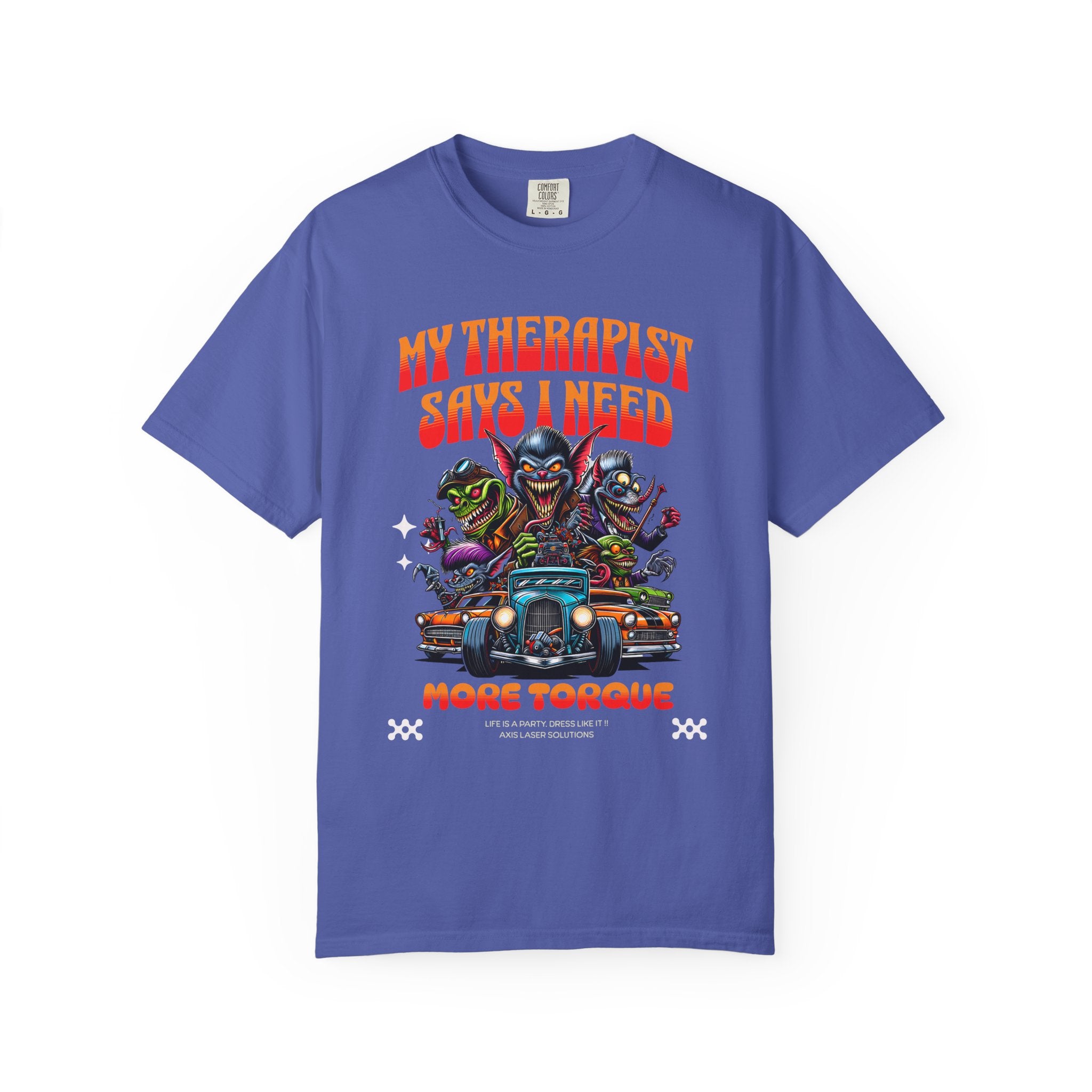 My Therapist Says I Need More Torque T-Shirt, Funny Graphic Tee, Unisex Casual Top, Gift for Car Enthusiasts, Humor Apparel