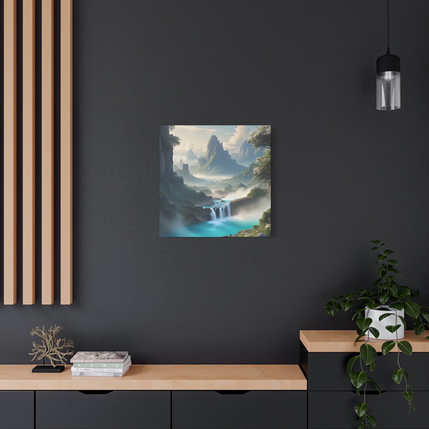 Scenic Landscape Canvas Print, Wall Art Decor, Home Decoration, Nature Wall Art, Gift for Nature Lovers, Tranquil Art for Living Room