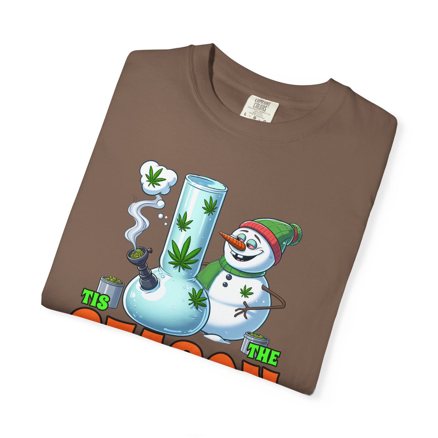 Holiday Cannabis Fun T-Shirt | Merry Season Tee, Unisex Gift, Party Apparel, 420 Friendly, Winter Social Wear