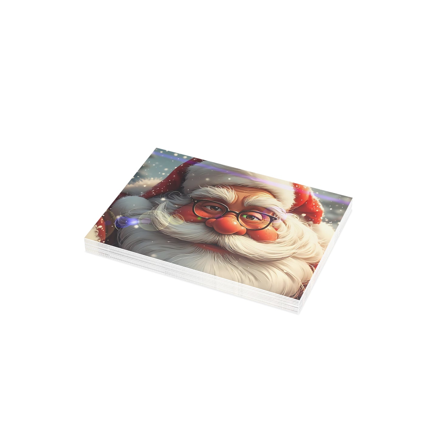 Santa close-up (Christmas Selfies) Postcard Bundles (envelopes included)