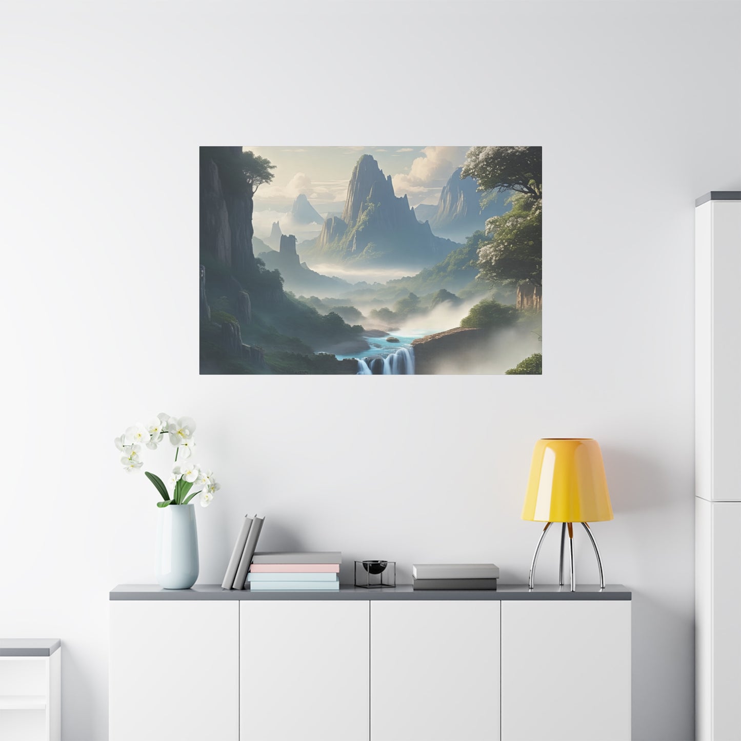 Scenic Landscape Canvas Print, Wall Art Decor, Home Decoration, Nature Wall Art, Gift for Nature Lovers, Tranquil Art for Living Room