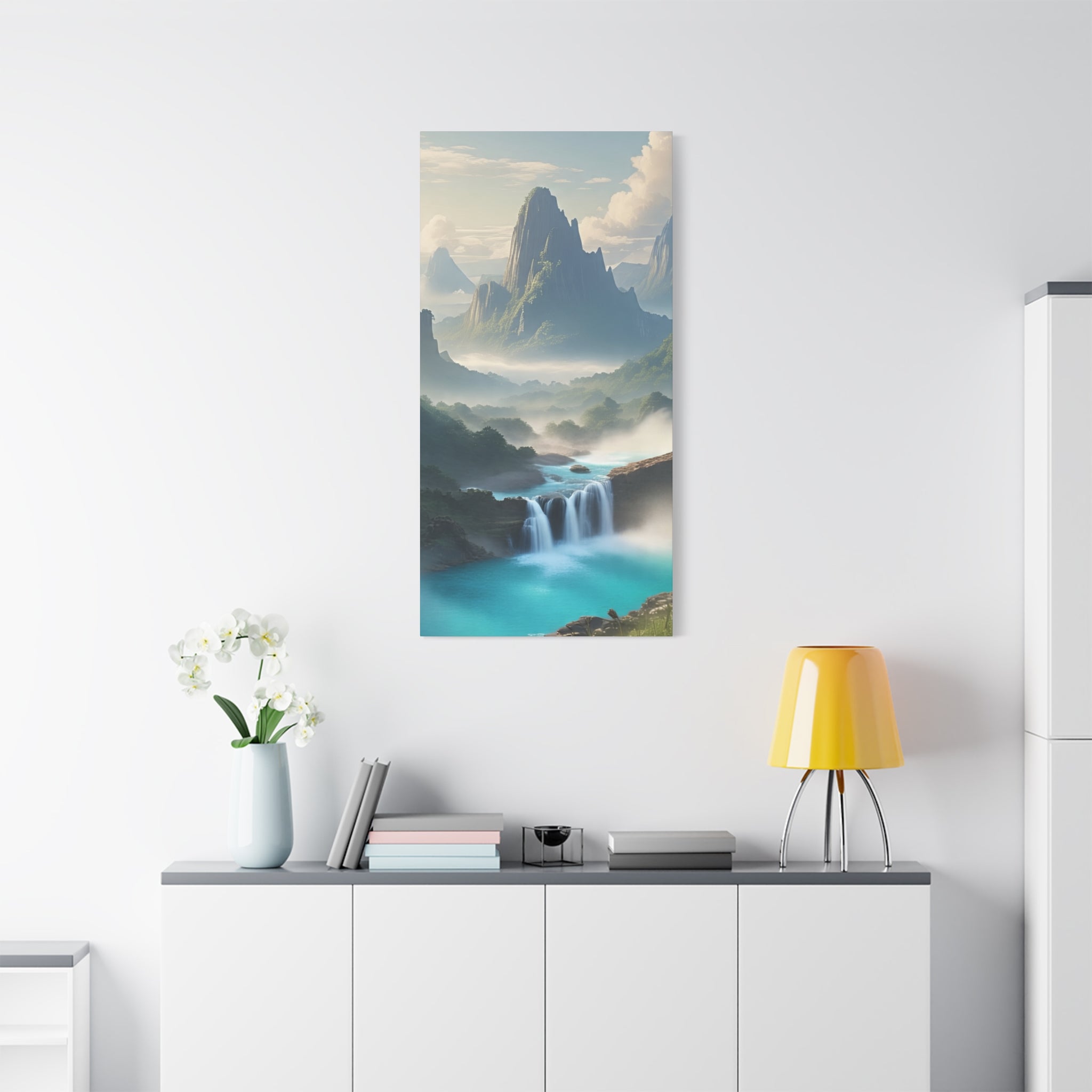 Scenic Landscape Canvas Print, Wall Art Decor, Home Decoration, Nature Wall Art, Gift for Nature Lovers, Tranquil Art for Living Room