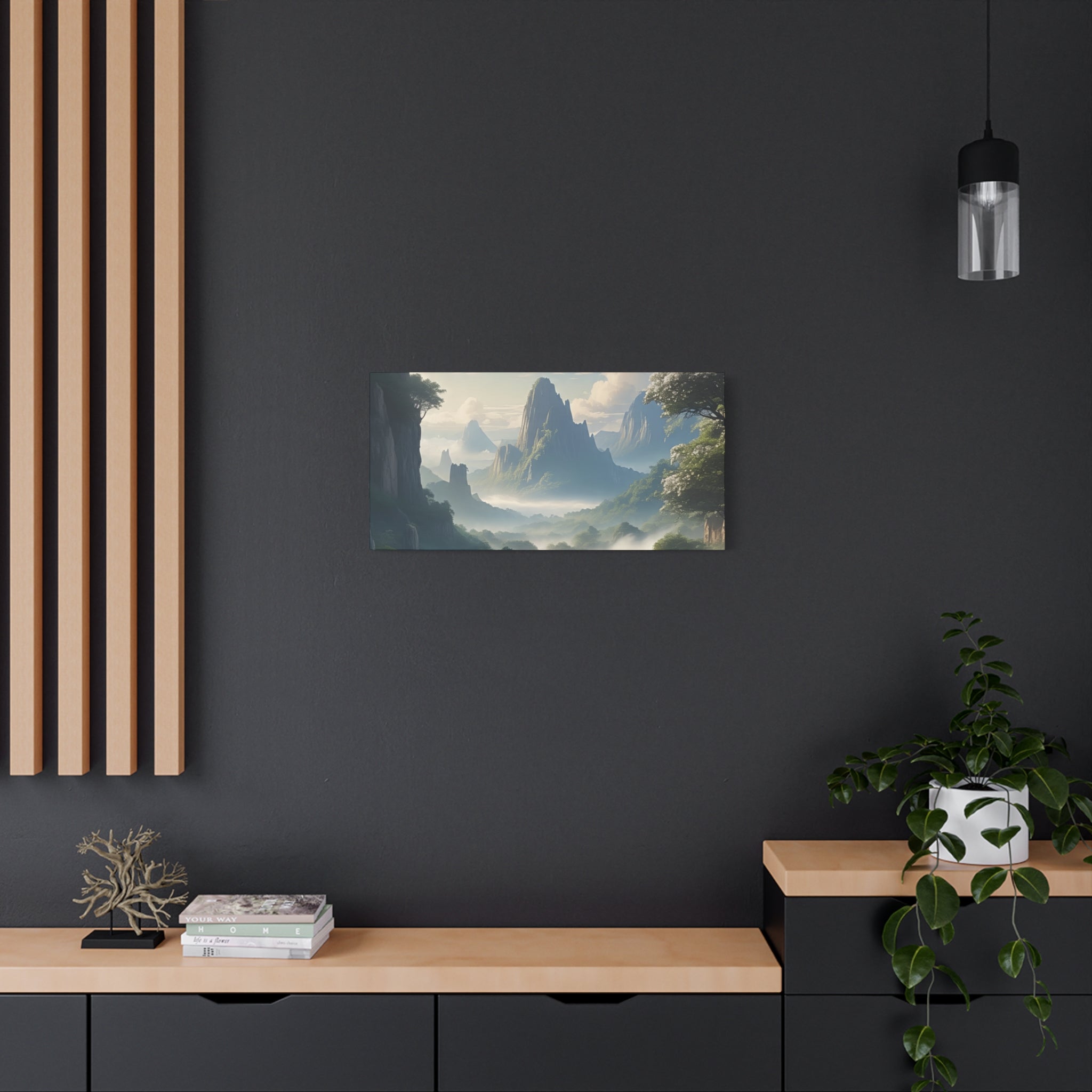 Scenic Landscape Canvas Print, Wall Art Decor, Home Decoration, Nature Wall Art, Gift for Nature Lovers, Tranquil Art for Living Room