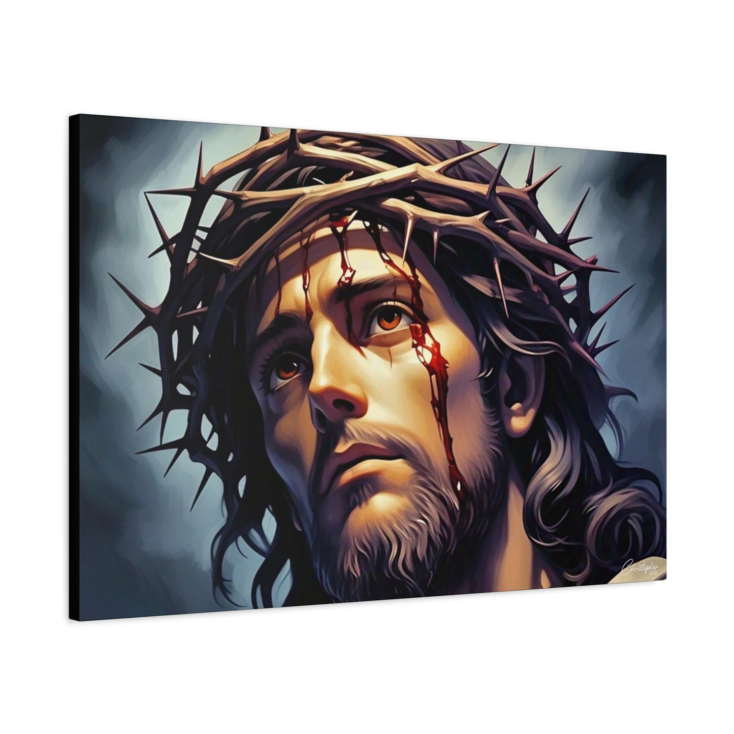 Religious Art Print Canvas, Inspirational Wall Decor, Christian Home Decor, Jesus Art, Gift for Faith-Based Celebrations