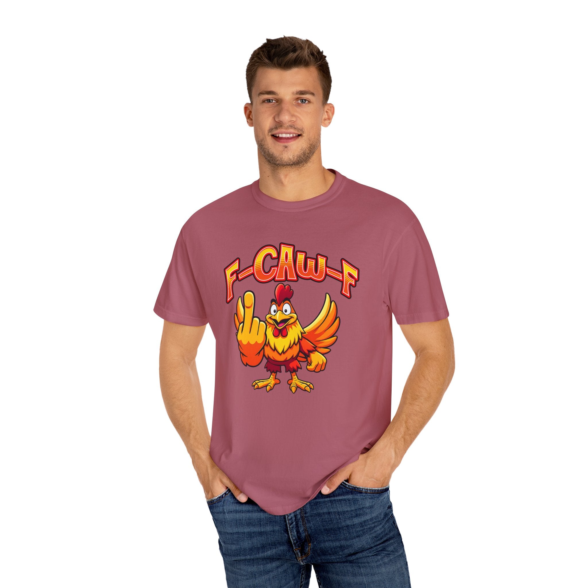 Funny Chicken T-Shirt, Unisex Tee, Gag Gift, Casual Wear, Birthday Present, Animal Lover Shirt, Quirky Humor Apparel