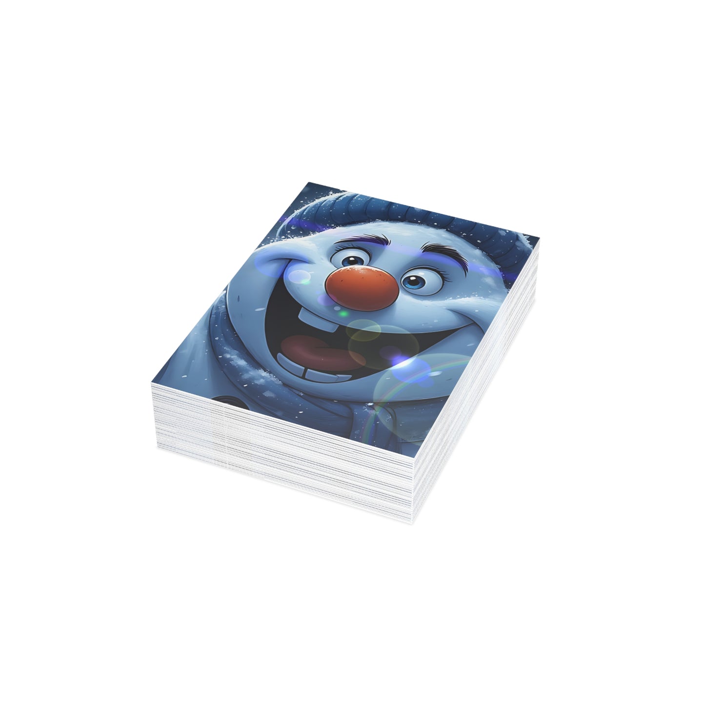 Happy Snowman (Christmas Selfies) Postcard Bundles (envelopes included)