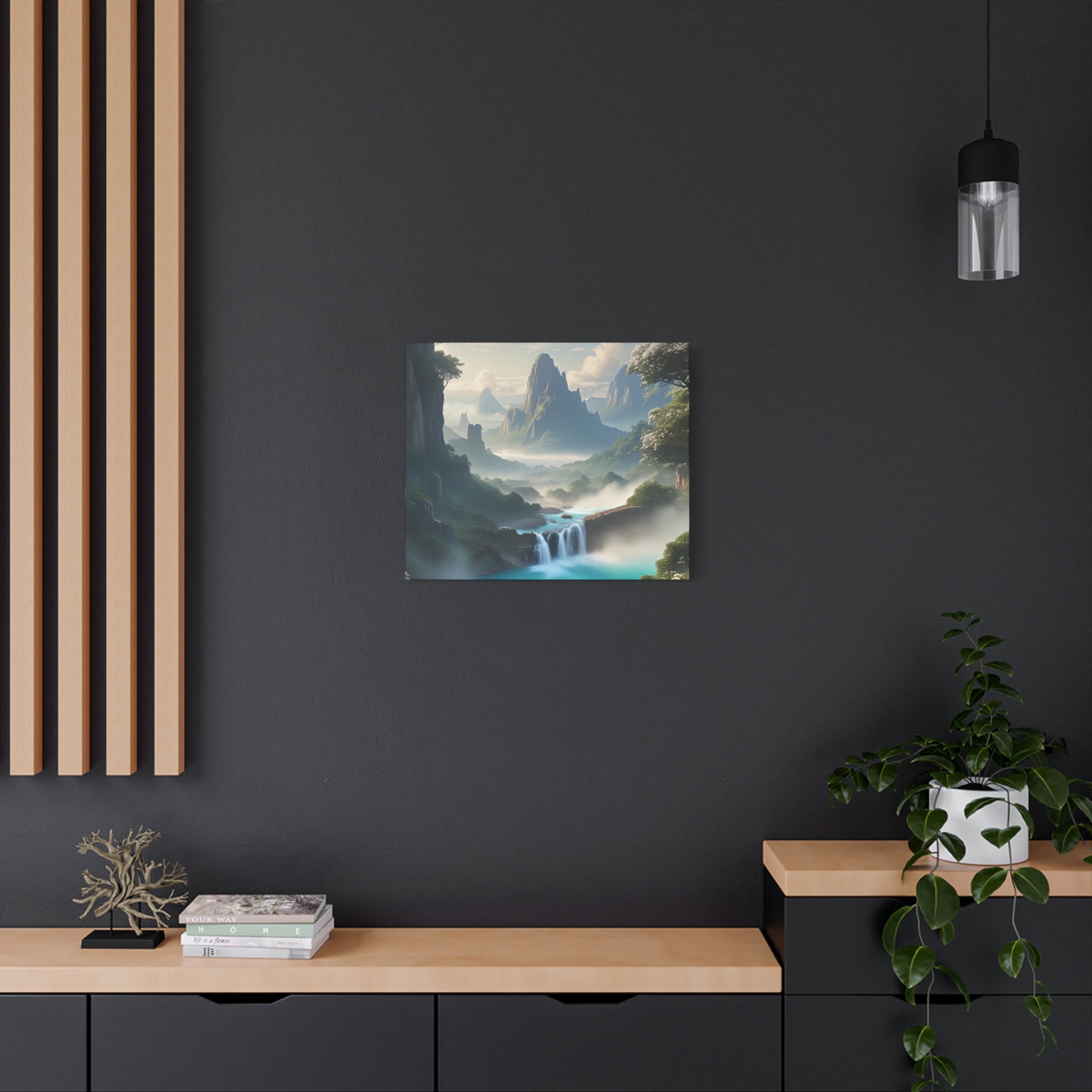 Scenic Landscape Canvas Print, Wall Art Decor, Home Decoration, Nature Wall Art, Gift for Nature Lovers, Tranquil Art for Living Room