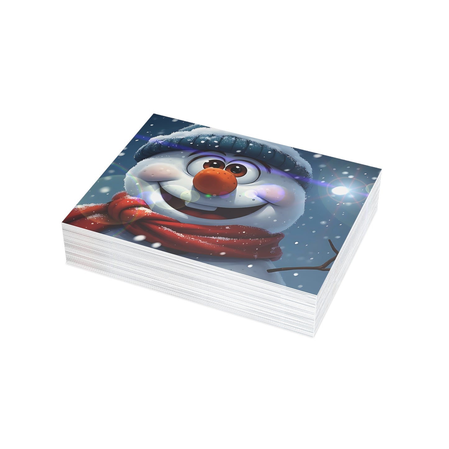 Goofy Snowman (Christmas Selfies) Postcard Bundles (envelopes included)