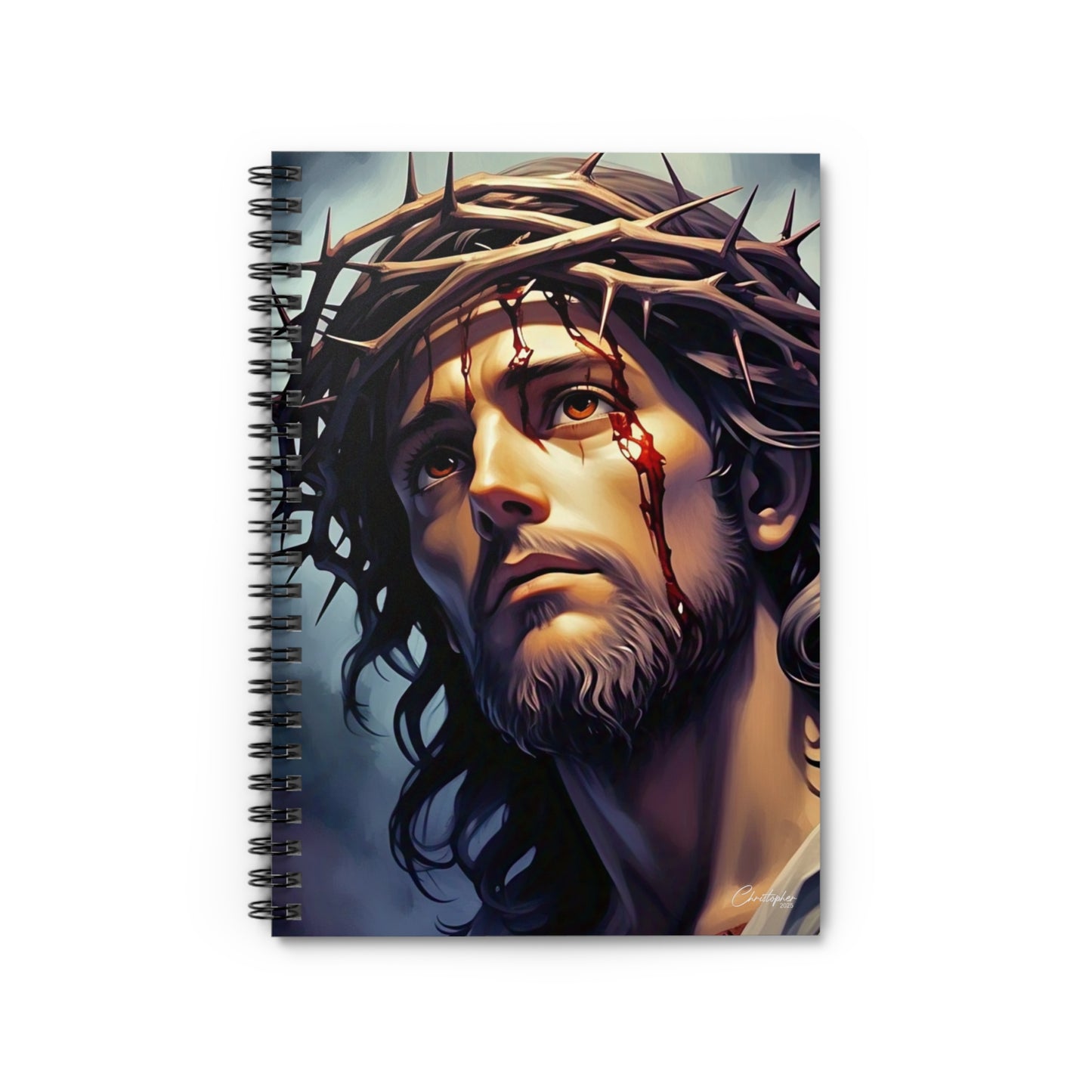 Inspirational Spiral Notebook - Ruled Line, Christian Notepad, Faith Journal, Gift for Believers, Religious Writing Book, Spiritual Gift