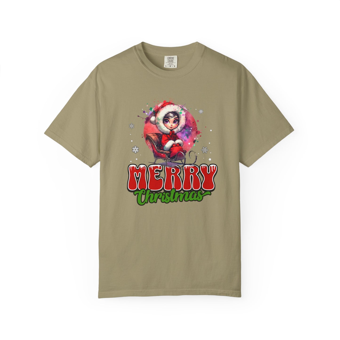 Merry Christmas Unisex Garment-Dyed T-Shirt