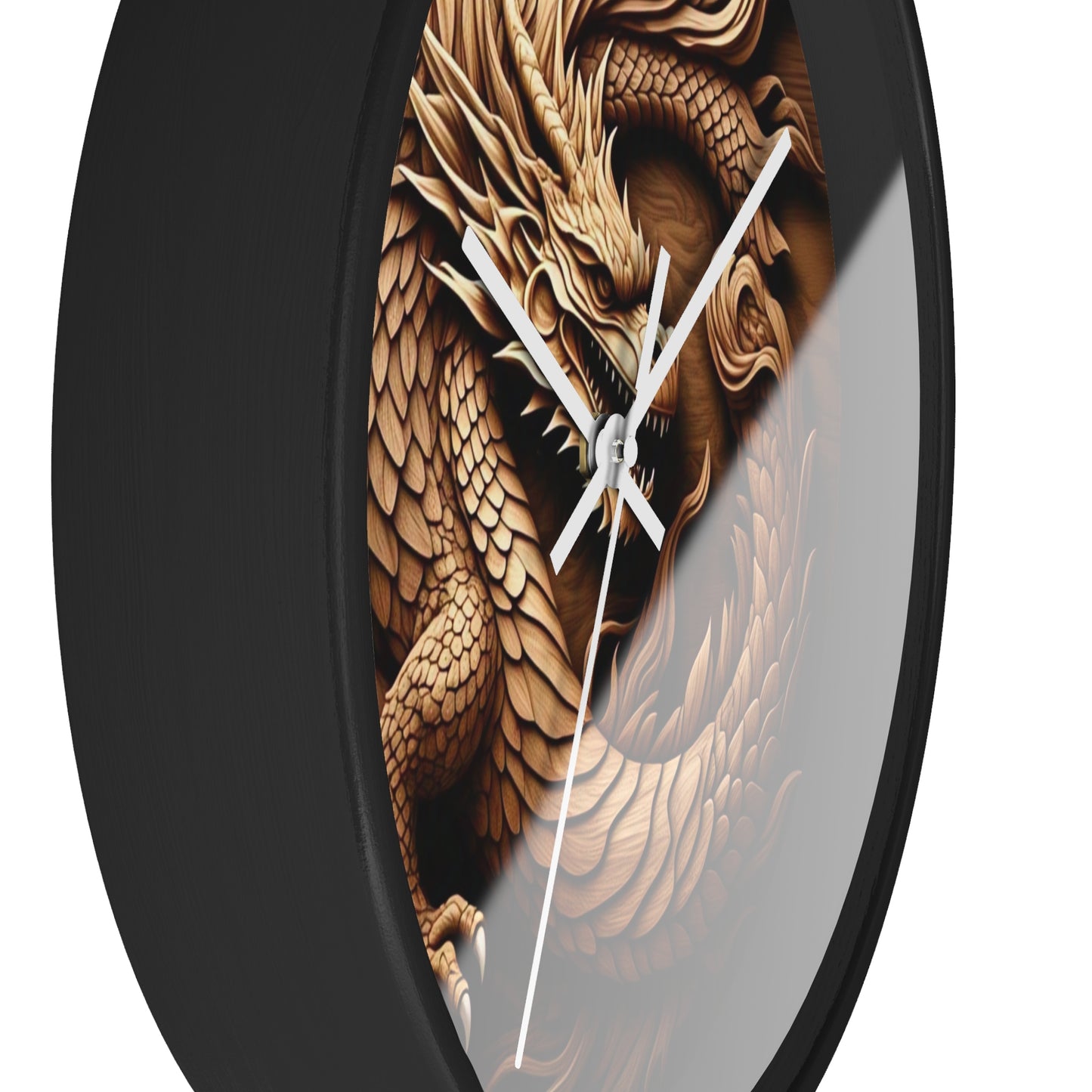 Dragon Wall Clock - Asian Inspired Decor, Fantasy Home Accent, Gift for Dragon Lovers, Unique Wall Art, Timeless Elegance