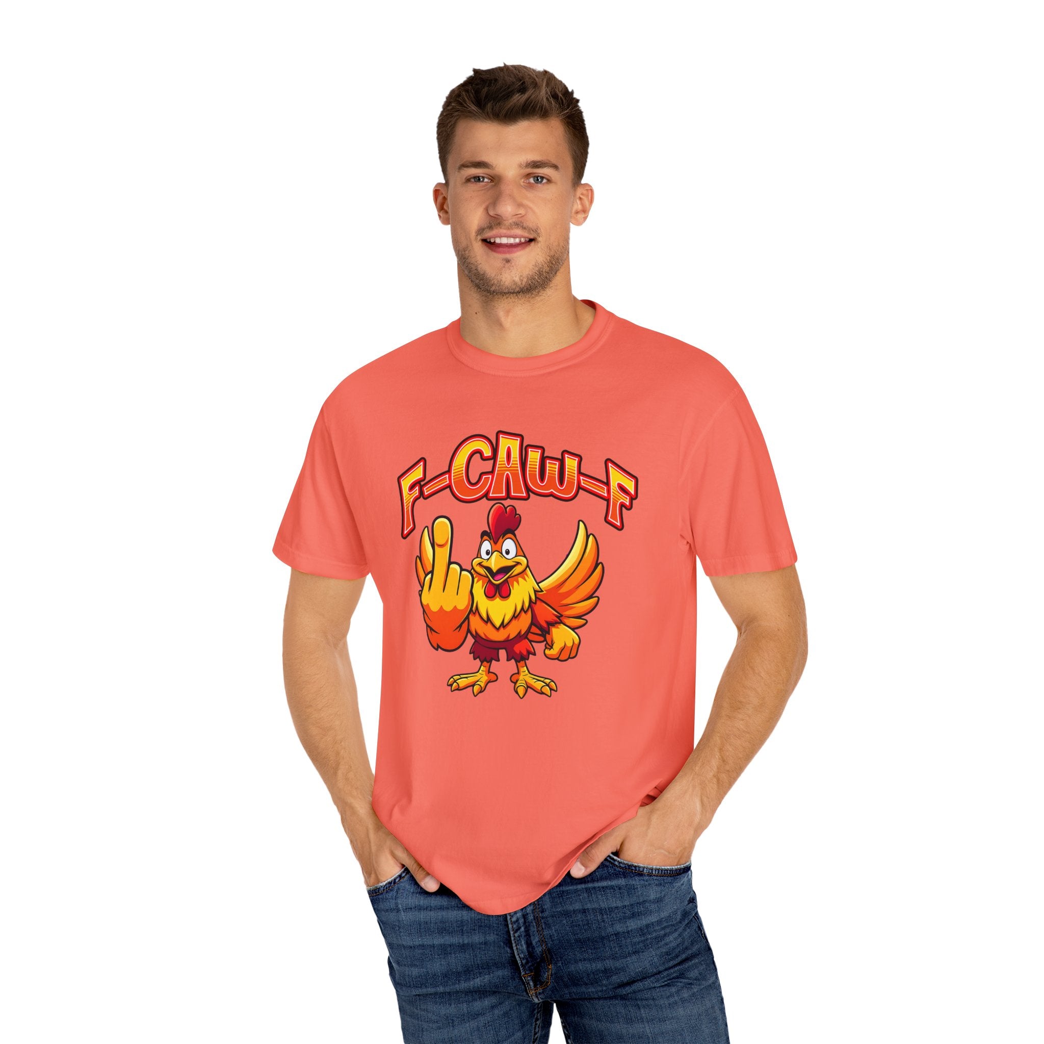 Funny Chicken T-Shirt, Unisex Tee, Gag Gift, Casual Wear, Birthday Present, Animal Lover Shirt, Quirky Humor Apparel