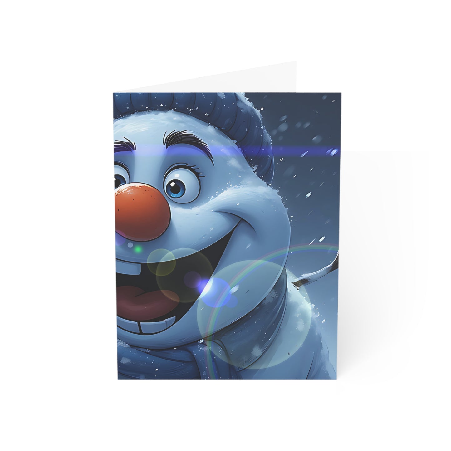 Festive Winter (Christmas Selfies) Greeting Cards - Snowman Designs (1, 10, 30, 50pcs)