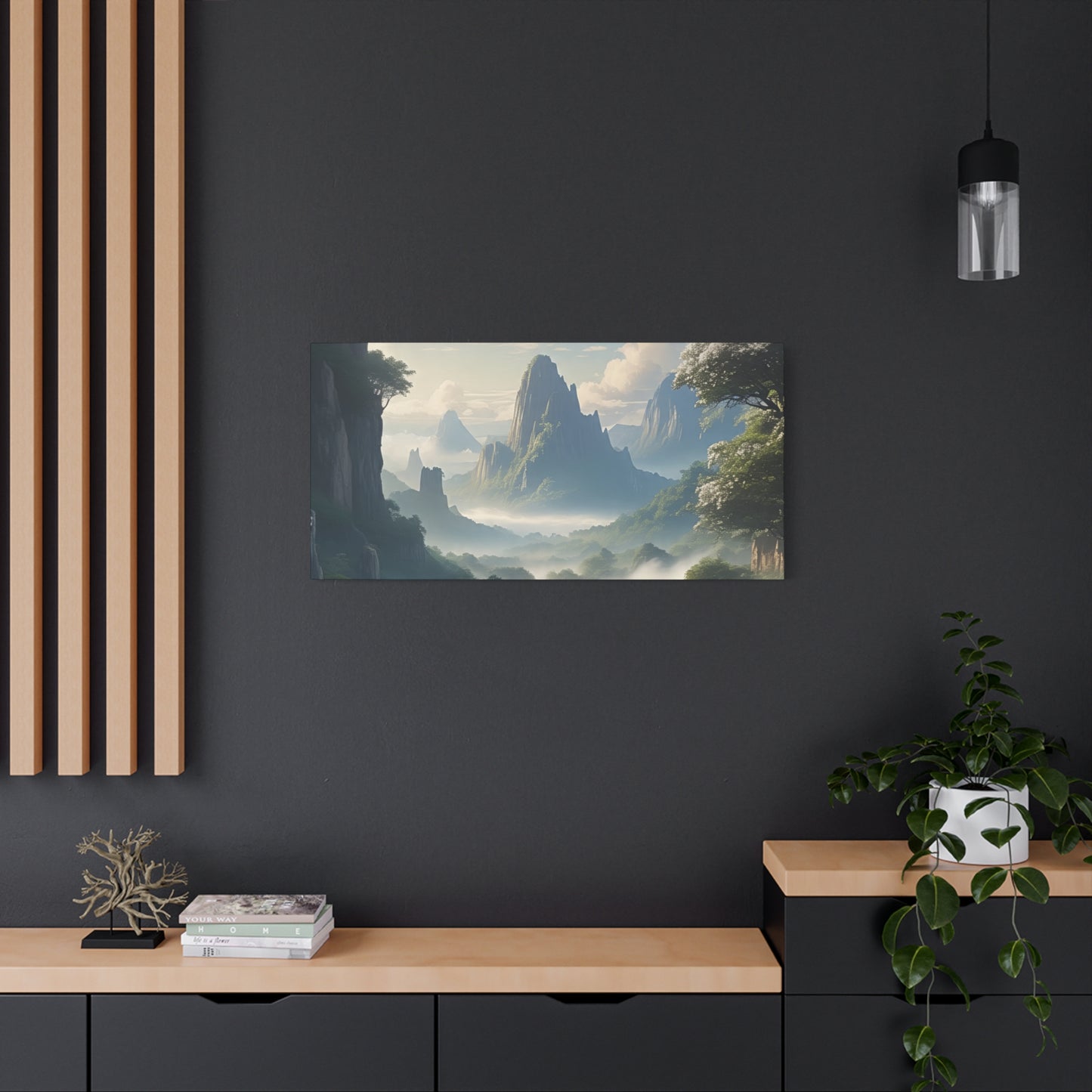 Scenic Landscape Canvas Print, Wall Art Decor, Home Decoration, Nature Wall Art, Gift for Nature Lovers, Tranquil Art for Living Room