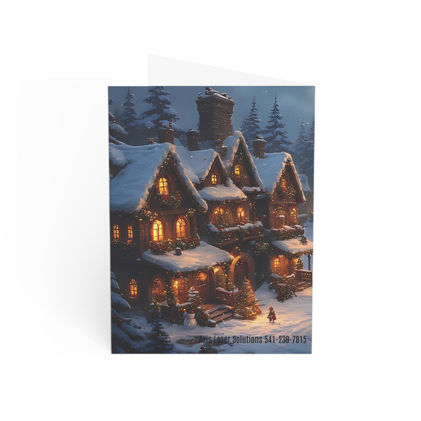 Cozy Winter Greeting Cards - Holiday Cheer, Christmas Wishes, Seasonal Greetings, Set of 1, 10, 30, 50pcs, Festive Cards for All Occasions