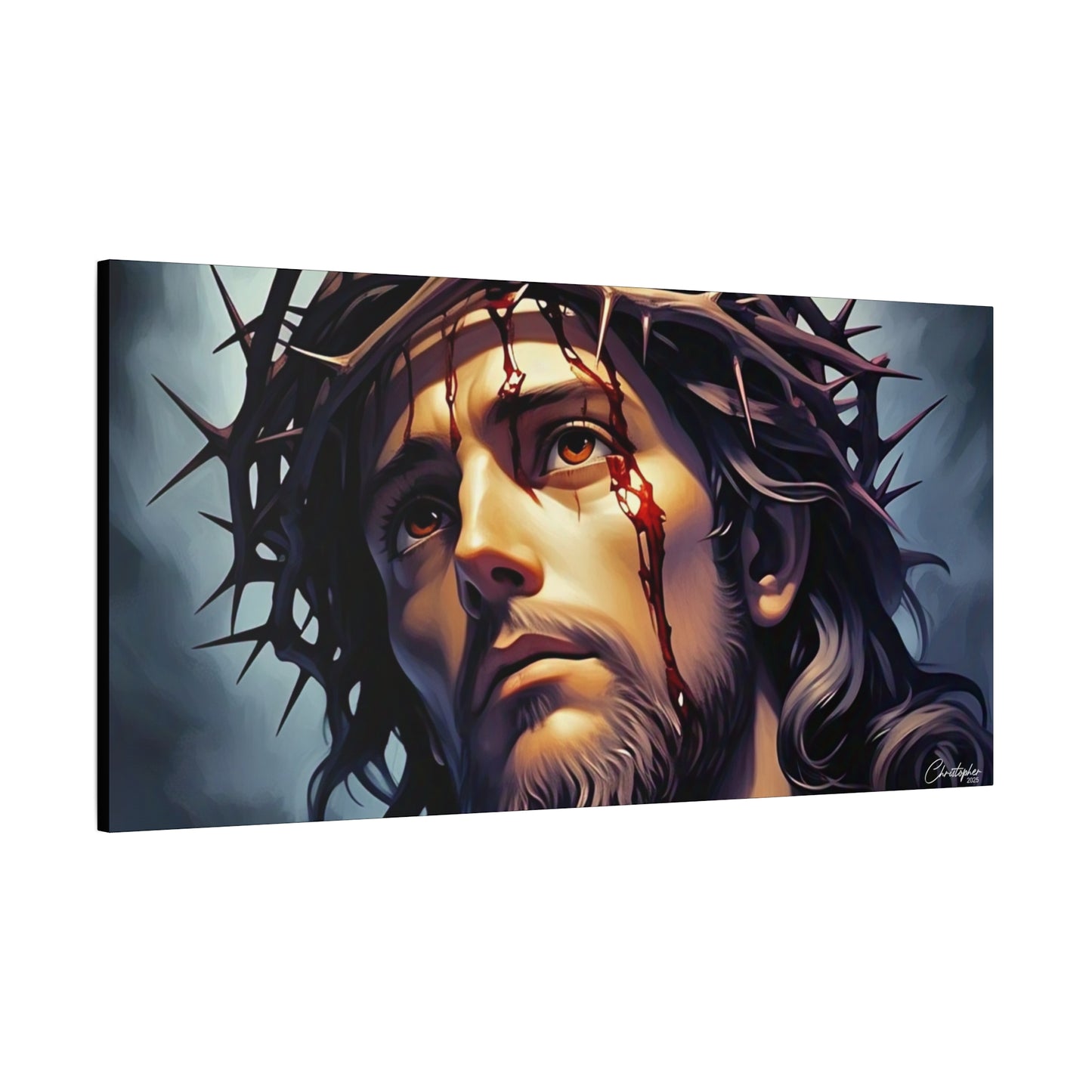 Religious Art Print Canvas, Inspirational Wall Decor, Christian Home Decor, Jesus Art, Gift for Faith-Based Celebrations