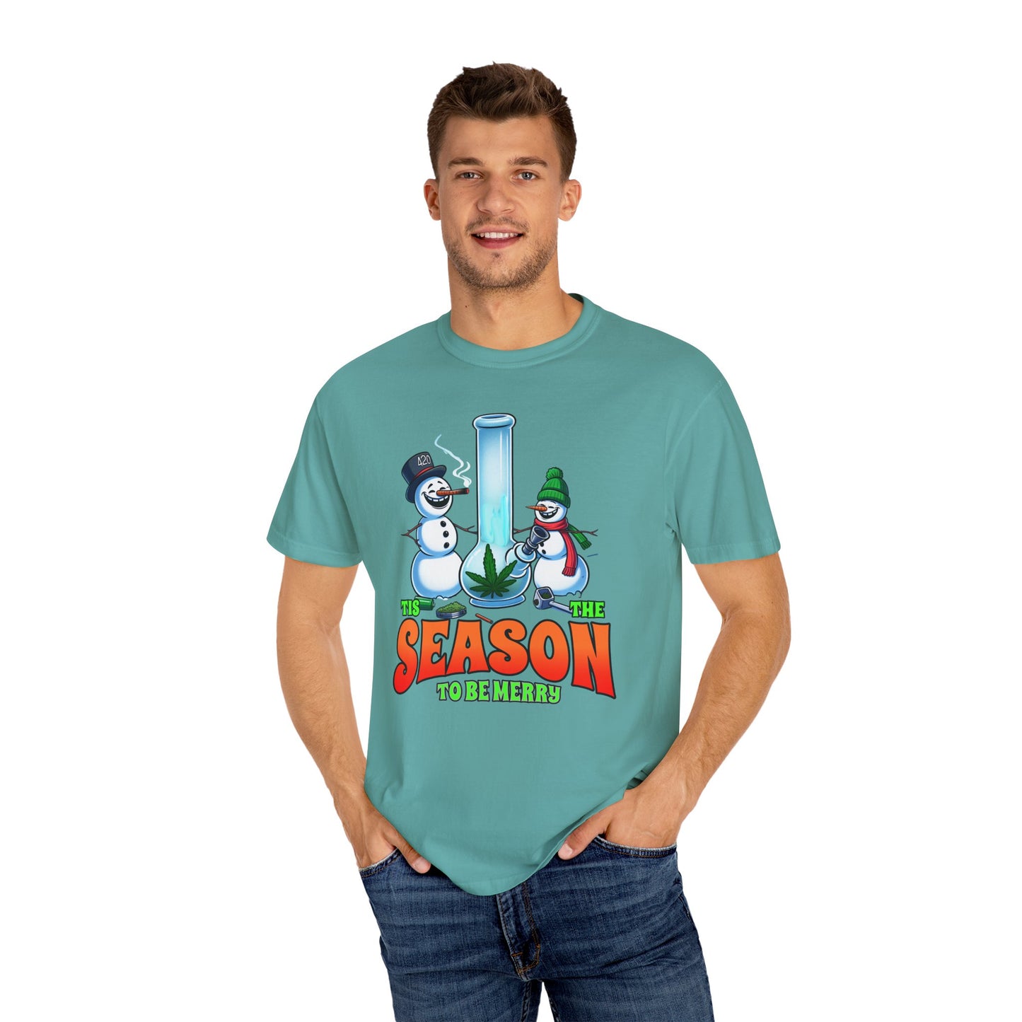 Festive Unisex T-Shirt: 'Tis the Season to Be Merry'