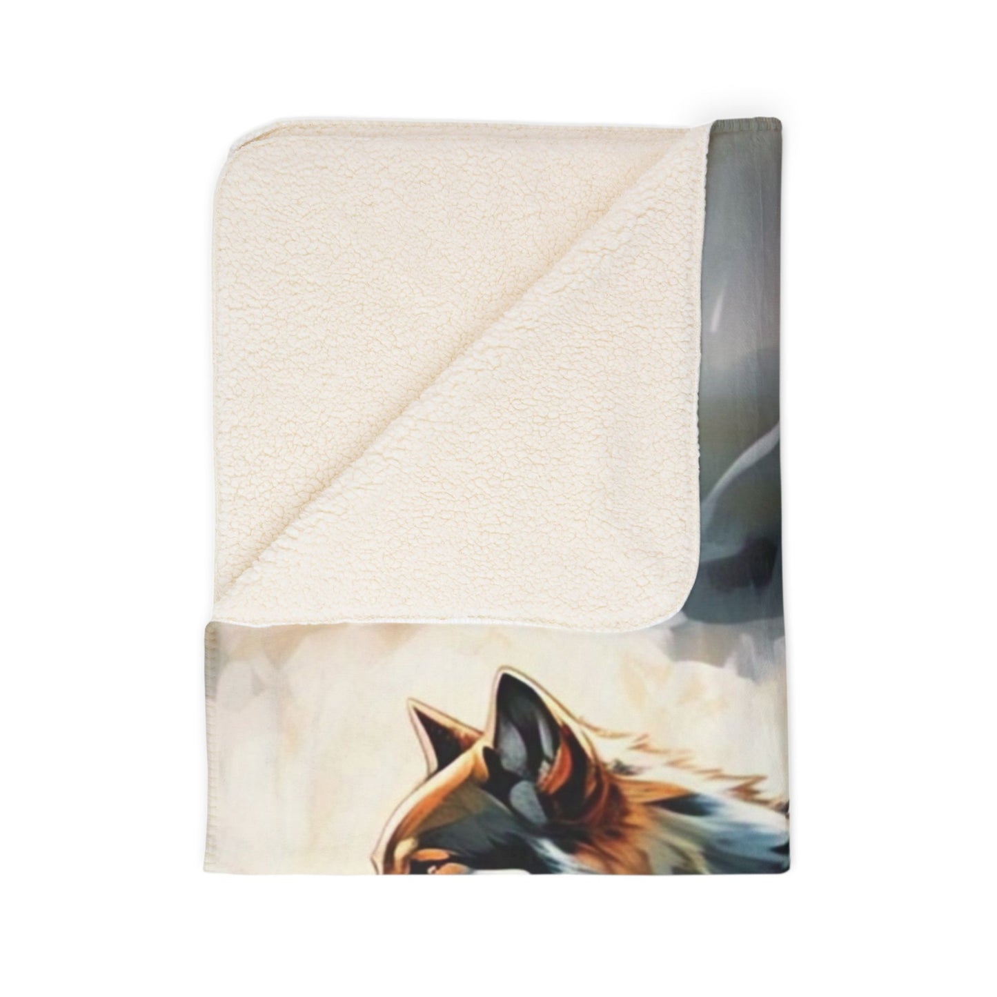 Cozy Wolf Fleece Sherpa Blanket | Warm Throw, Animal Lovers Gift, Home Decor, Camping Blanket, Sleepover Essential, Gift for Nature [...]