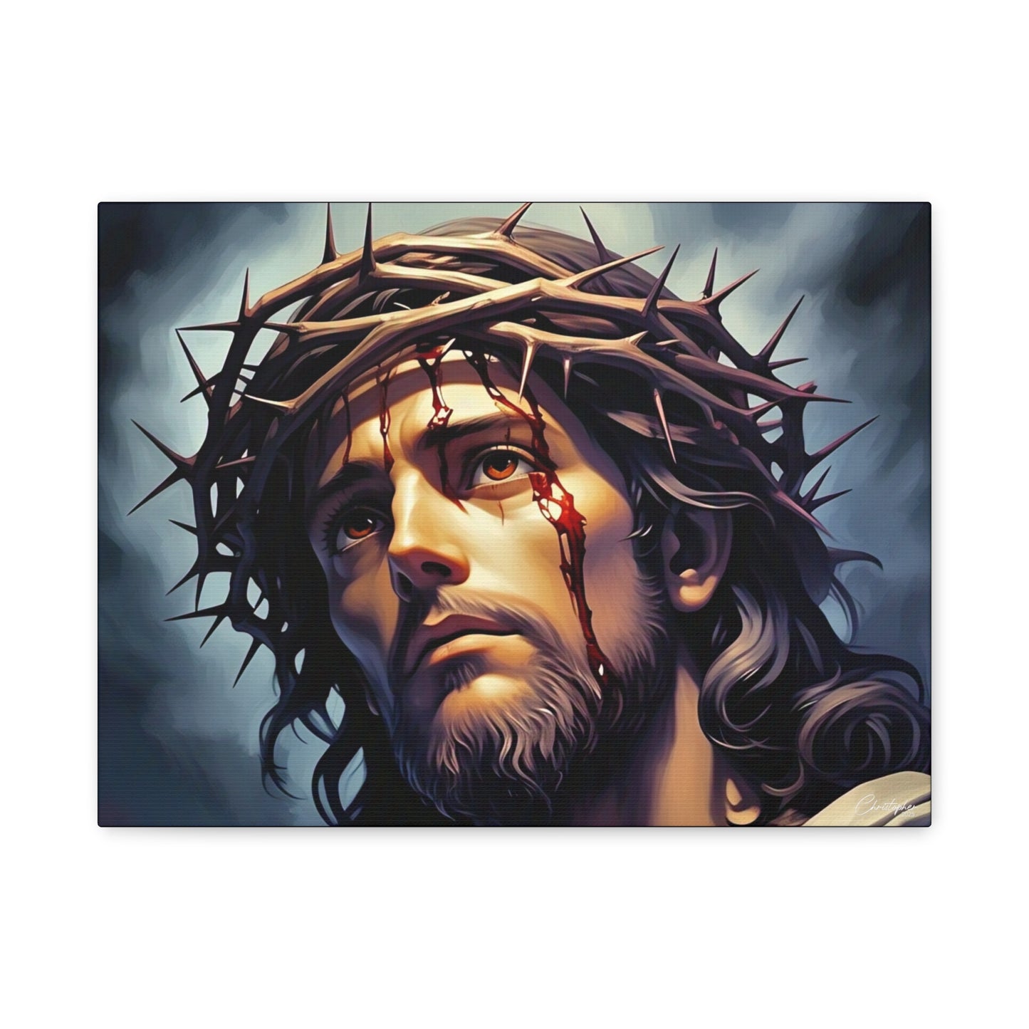 Religious Art Print Canvas, Inspirational Wall Decor, Christian Home Decor, Jesus Art, Gift for Faith-Based Celebrations