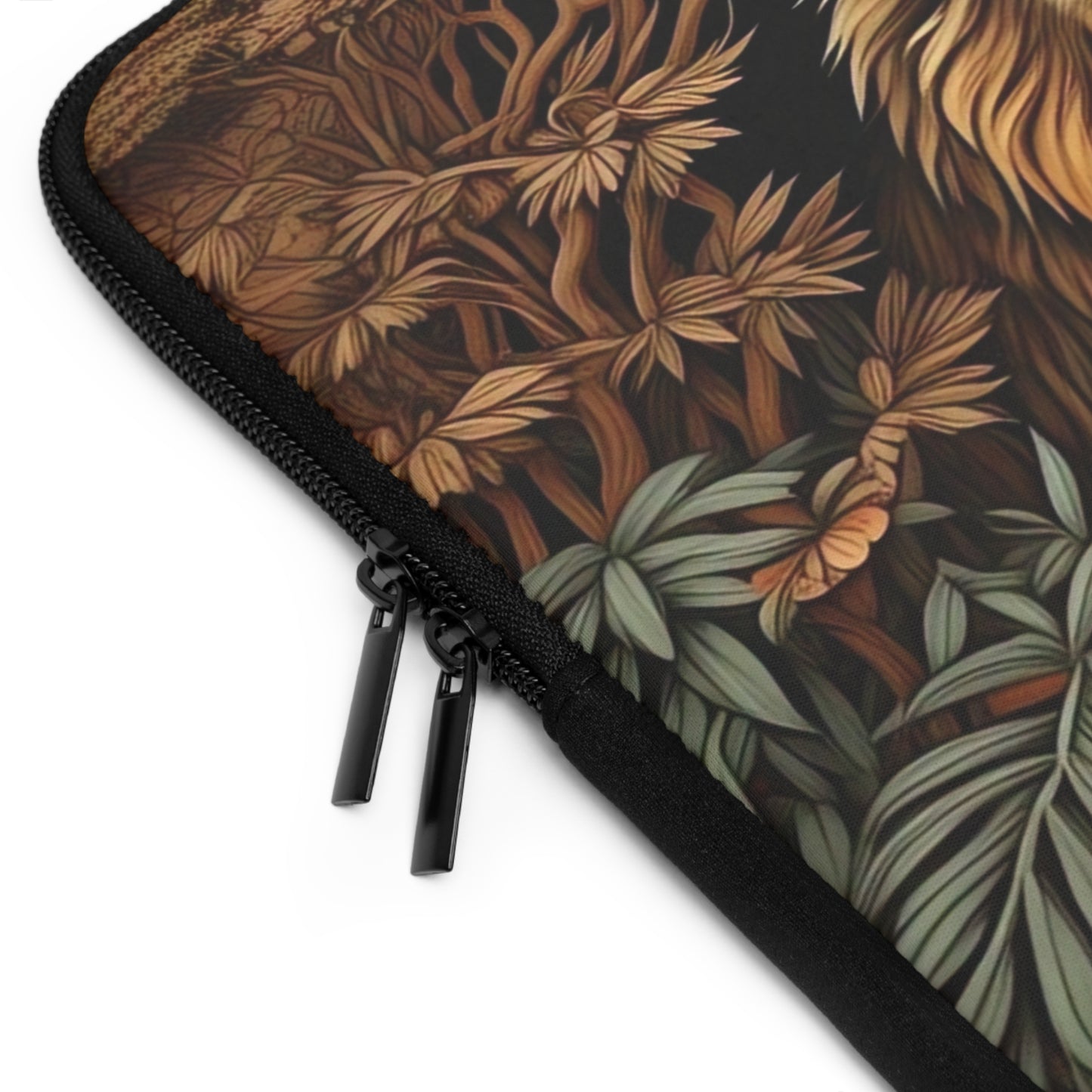 Majestic Lion Laptop Sleeve, Wildlife Art Case, Computer Sleeve for Animal Lovers, Nature Themed Gift, Eco-Friendly Tech Accessory