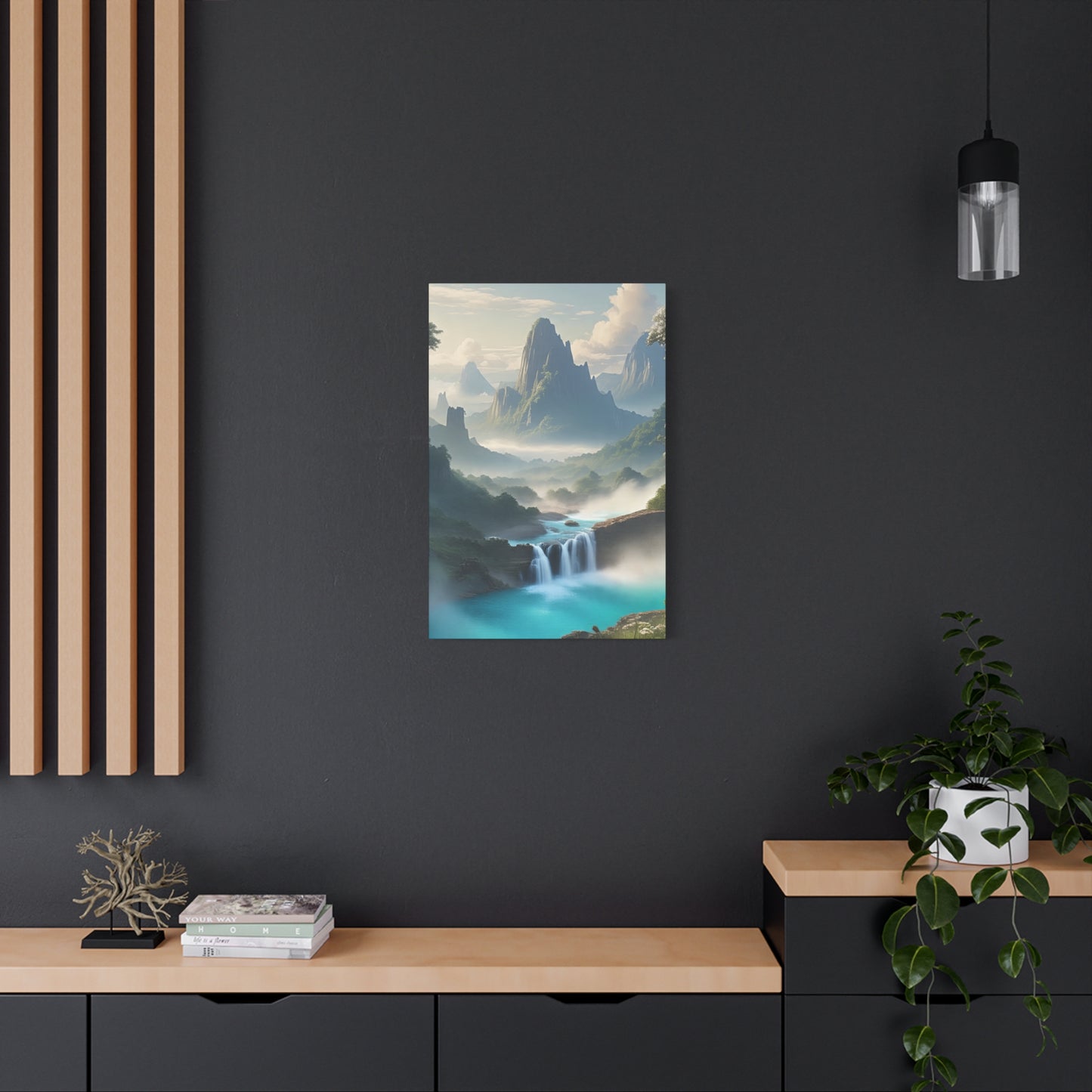 Scenic Landscape Canvas Print, Wall Art Decor, Home Decoration, Nature Wall Art, Gift for Nature Lovers, Tranquil Art for Living Room