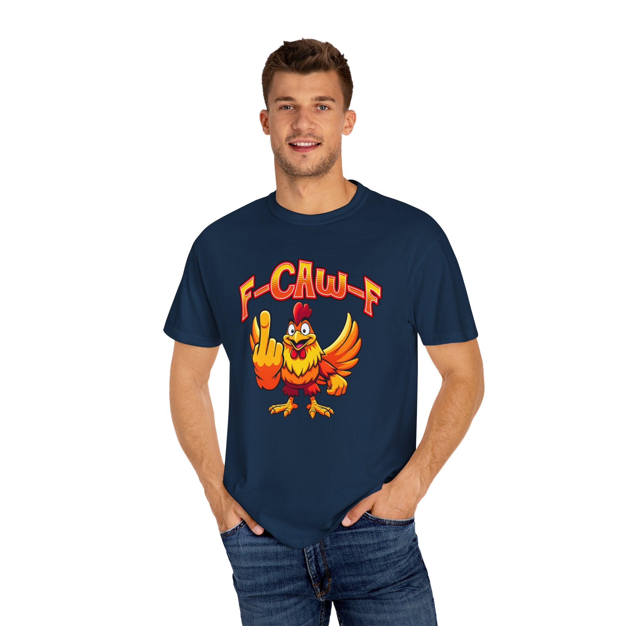 Funny Chicken T-Shirt, Unisex Tee, Gag Gift, Casual Wear, Birthday Present, Animal Lover Shirt, Quirky Humor Apparel