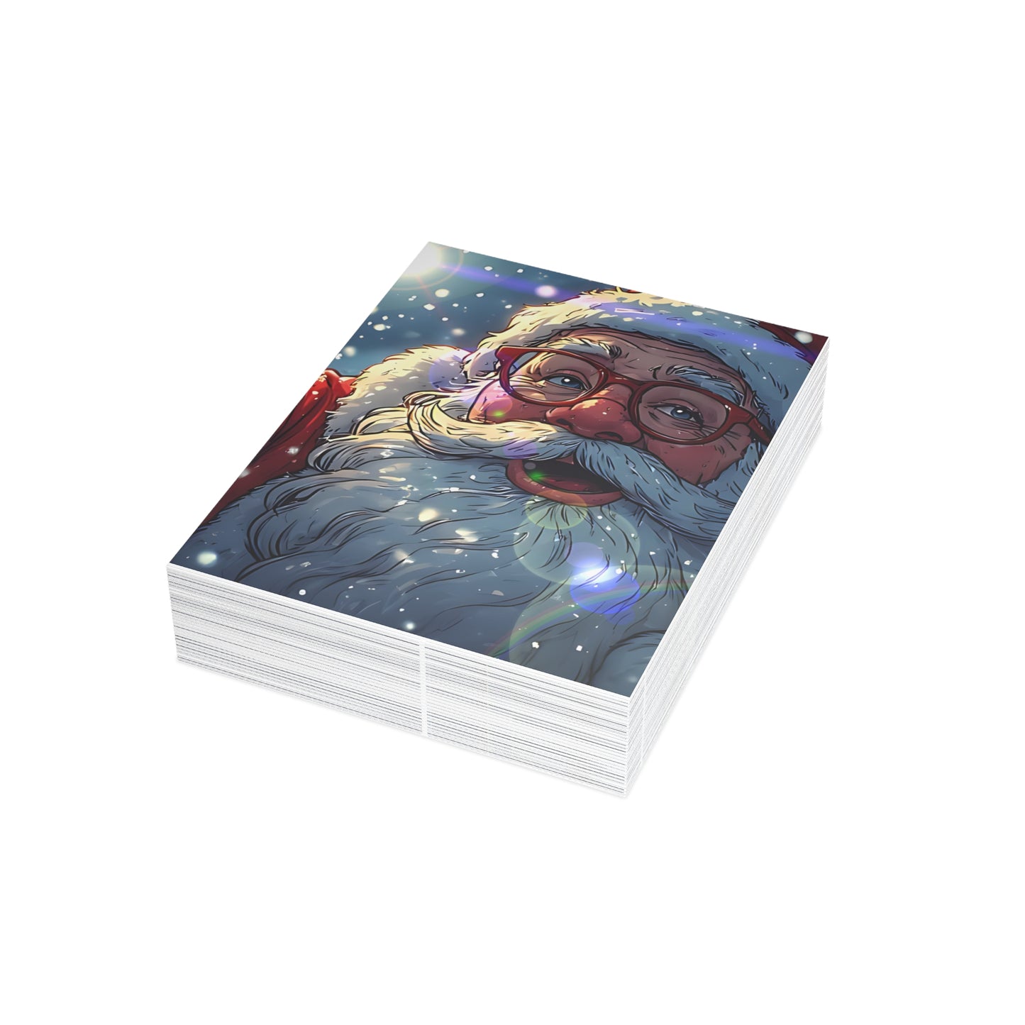 Happy Santa (Christmas Selfies) Postcard Bundles (envelopes included)