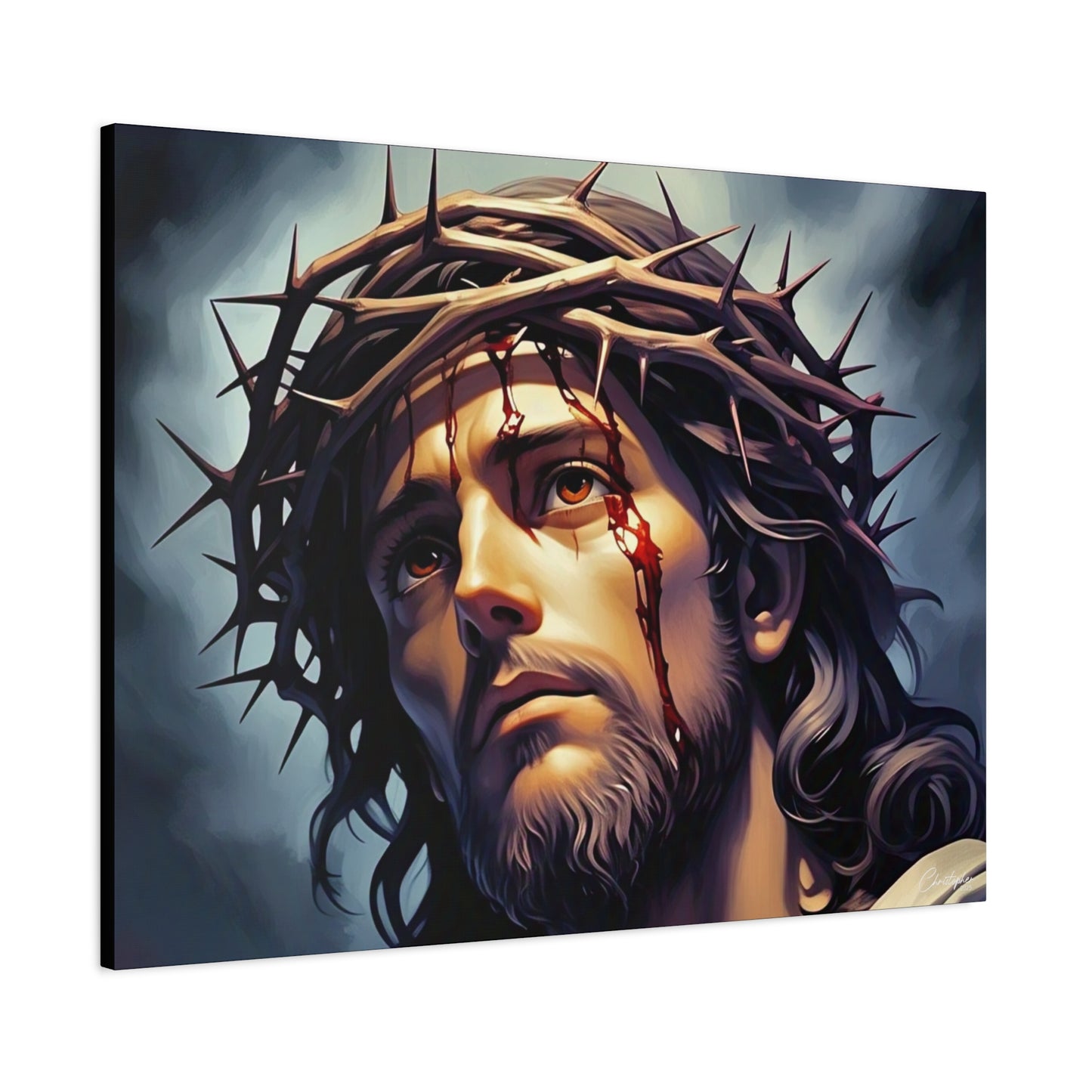 Religious Art Print Canvas, Inspirational Wall Decor, Christian Home Decor, Jesus Art, Gift for Faith-Based Celebrations