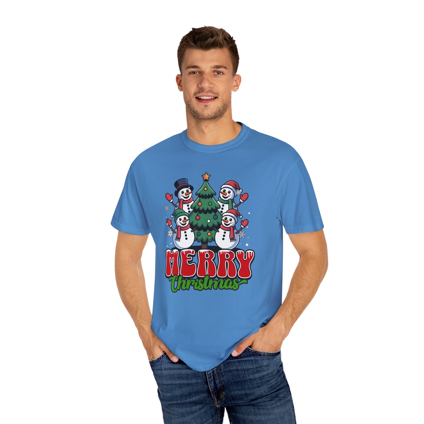 Merry Christmas Snowman T-shirt