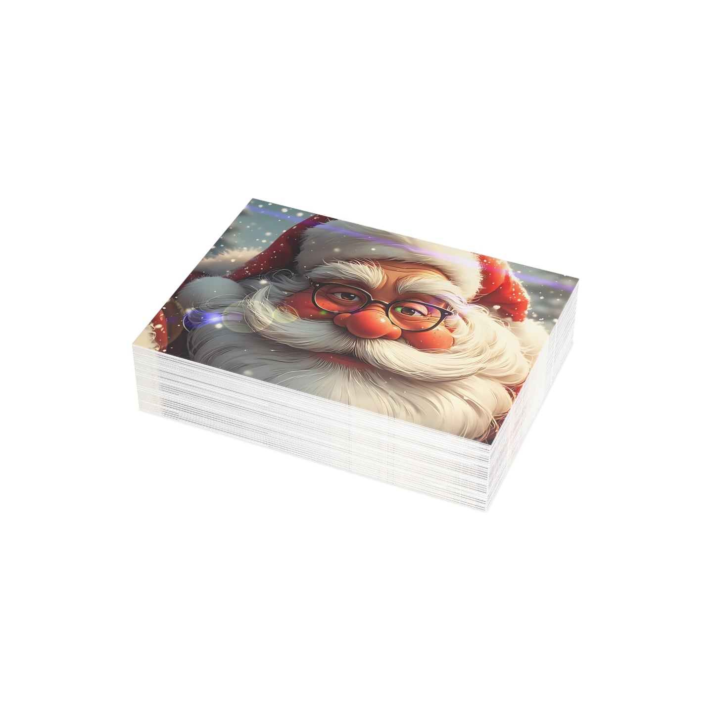 Santa close-up (Christmas Selfies) Postcard Bundles (envelopes included)