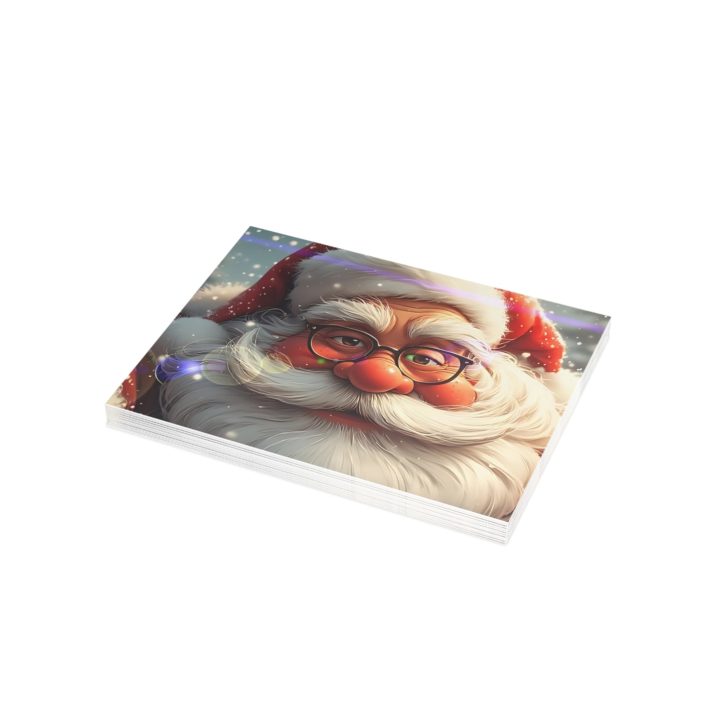 Santa close-up (Christmas Selfies) Postcard Bundles (envelopes included)