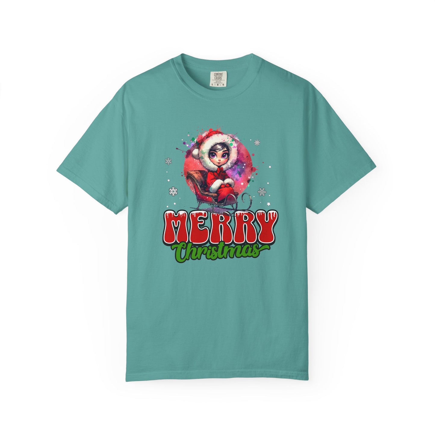 Merry Christmas Unisex Garment-Dyed T-Shirt