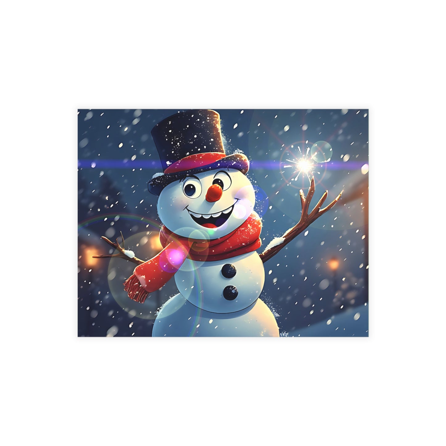 Snowman (Christmas Selfies) Postcard Bundles (envelopes included)