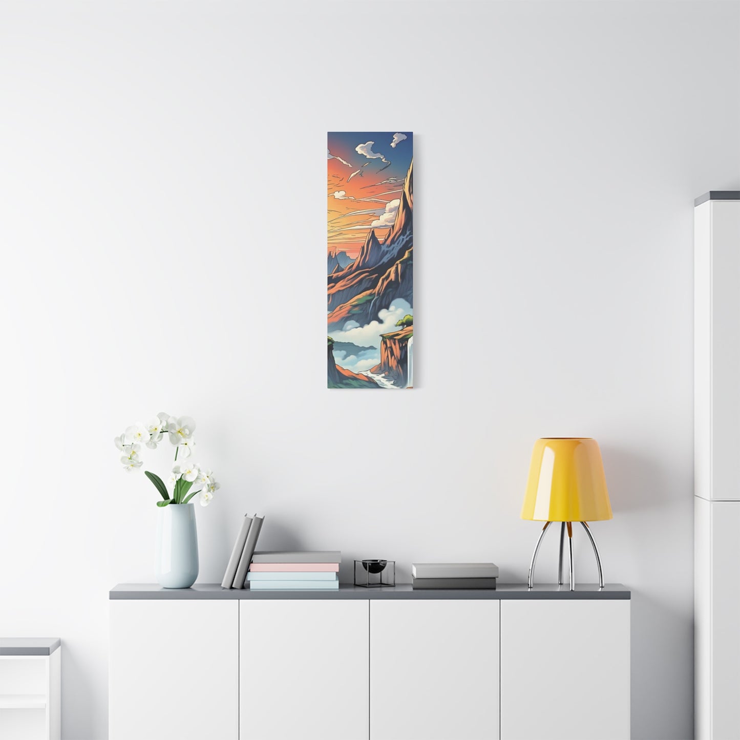 Stretched Canvas Art Print, Mountain Sunrise Landscape Decor, Wall Art for Home, Gift for Nature Lovers, Perfect for Living Room, [...]