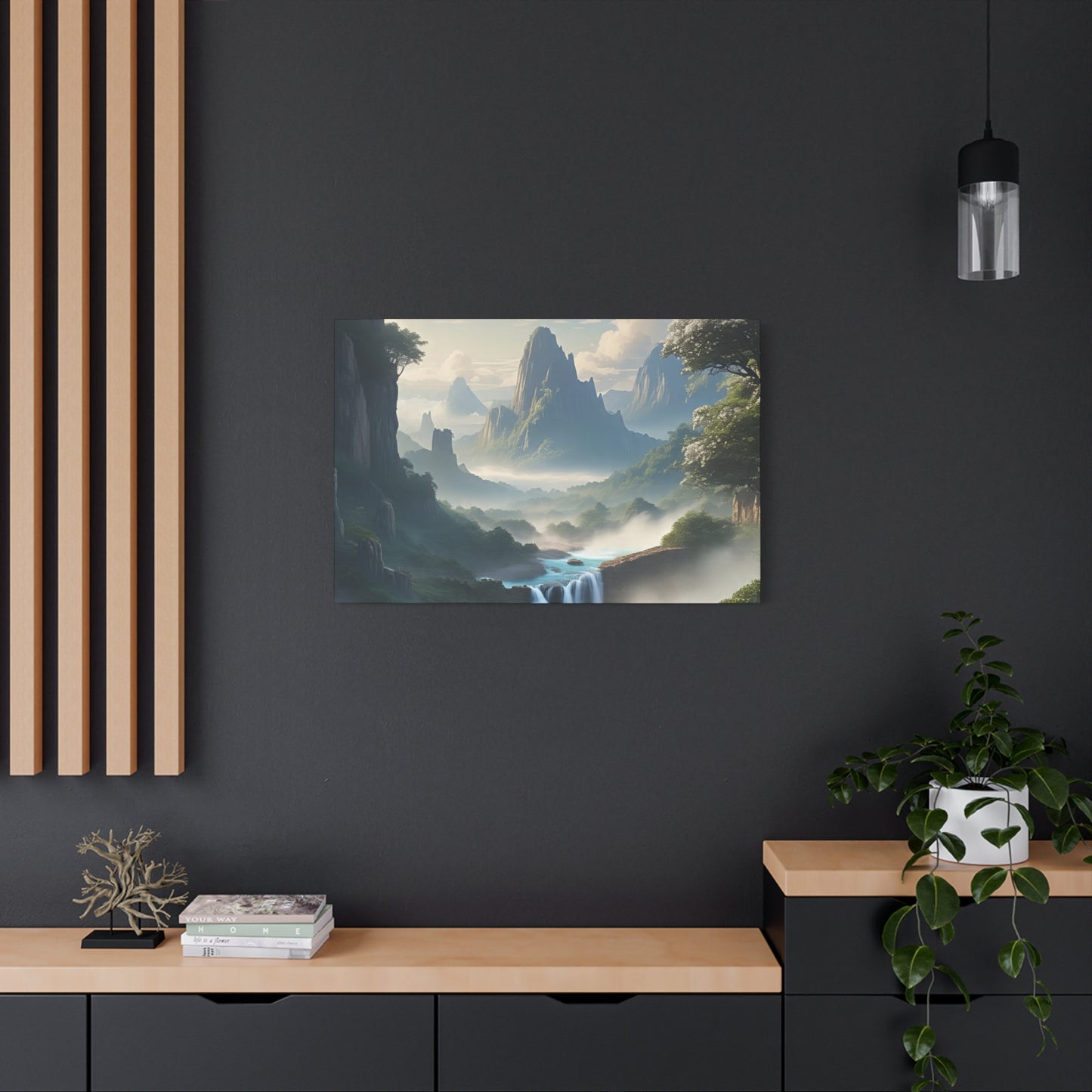 Scenic Landscape Canvas Print, Wall Art Decor, Home Decoration, Nature Wall Art, Gift for Nature Lovers, Tranquil Art for Living Room