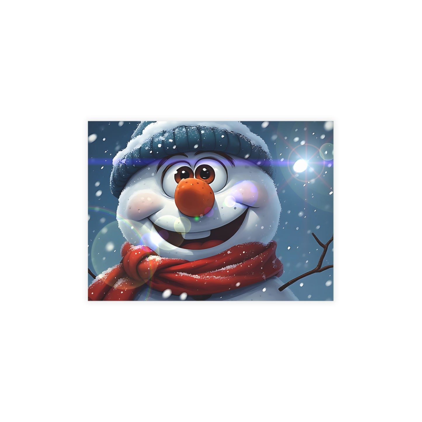 Goofy Snowman (Christmas Selfies) Postcard Bundles (envelopes included)