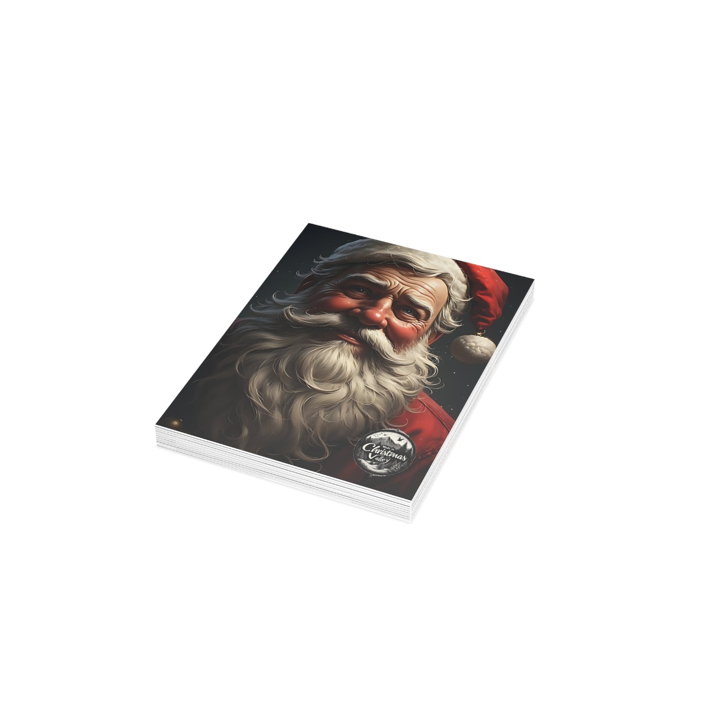 Festive Postcard Bundles - Holiday Greetings Cards, Christmas Cards, Santa Design, Envelopes Included, Joyful Messages