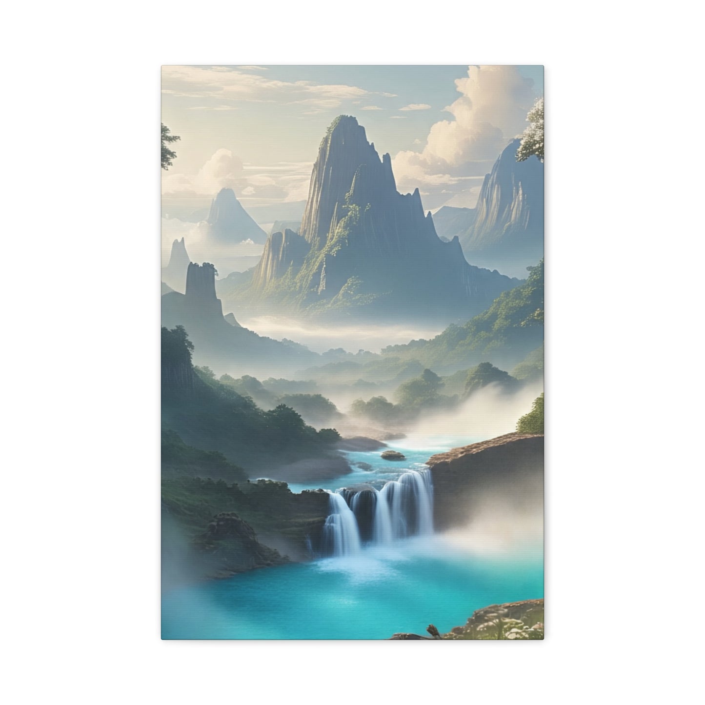 Scenic Landscape Canvas Print, Wall Art Decor, Home Decoration, Nature Wall Art, Gift for Nature Lovers, Tranquil Art for Living Room