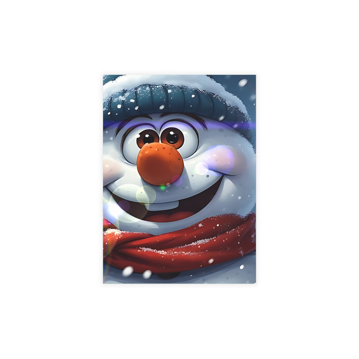 Goofy Snowman (Christmas Selfies) Postcard Bundles (envelopes included)