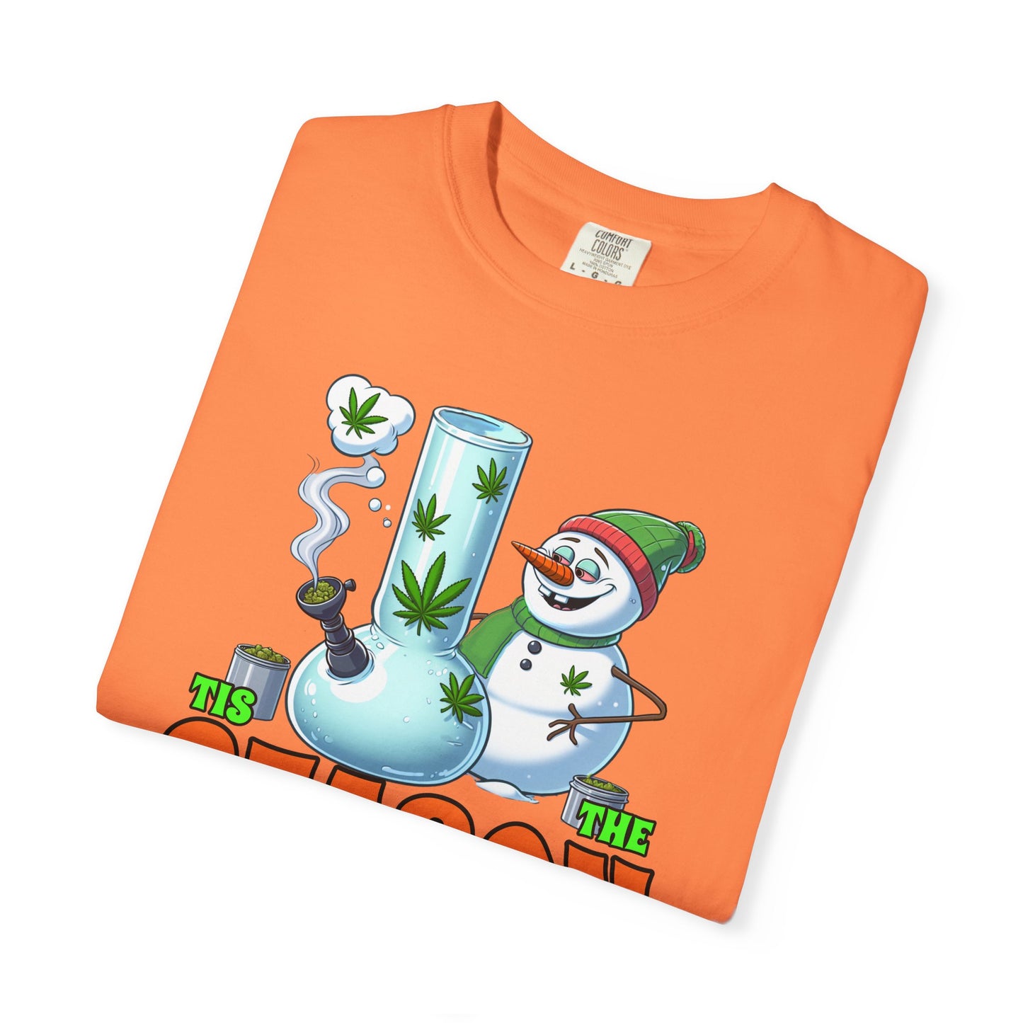 Holiday Cannabis Fun T-Shirt | Merry Season Tee, Unisex Gift, Party Apparel, 420 Friendly, Winter Social Wear