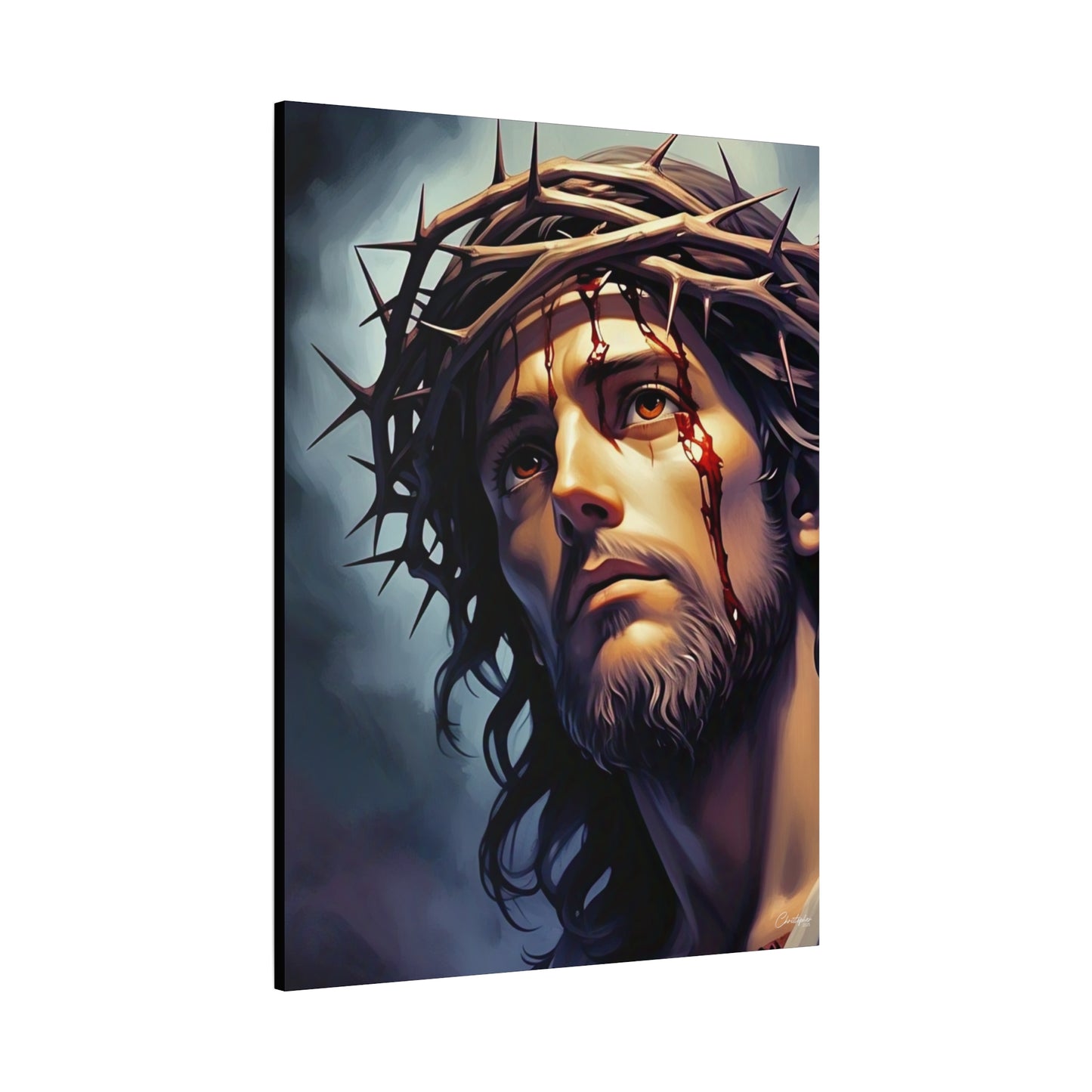 Religious Art Print Canvas, Inspirational Wall Decor, Christian Home Decor, Jesus Art, Gift for Faith-Based Celebrations