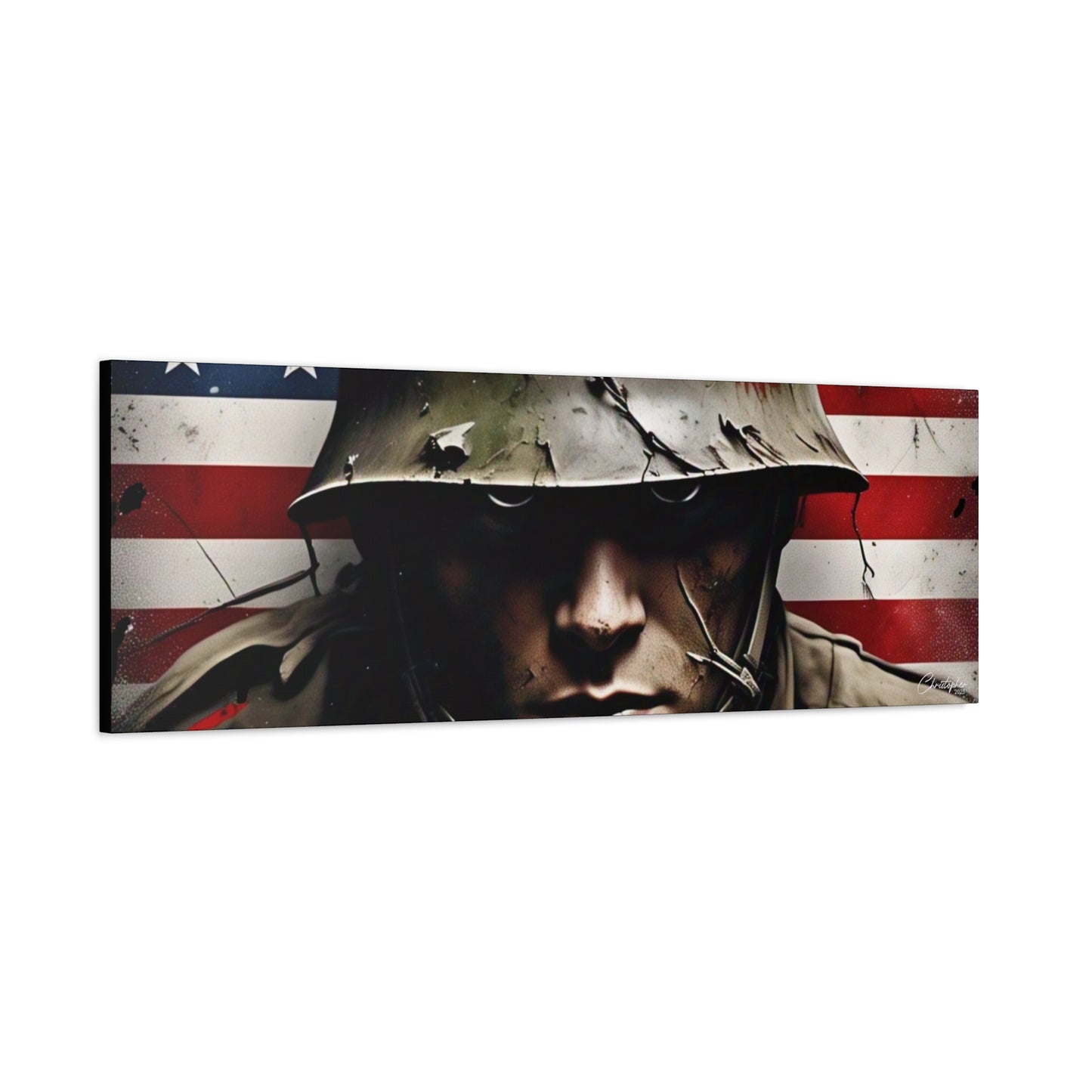 Military-Themed Canvas Art, Military Canvas Print, Wall Art for Veterans, Patriotic Home Decor, Gift for Army, Military Artwork, [...]